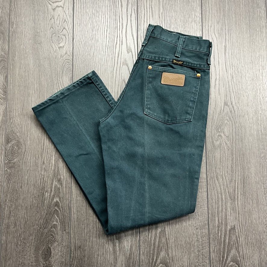 Vintage × Wrangler Vintage Wrangler 80s Green Pants Size US 30 / EU 46 - 1 Thumbnail