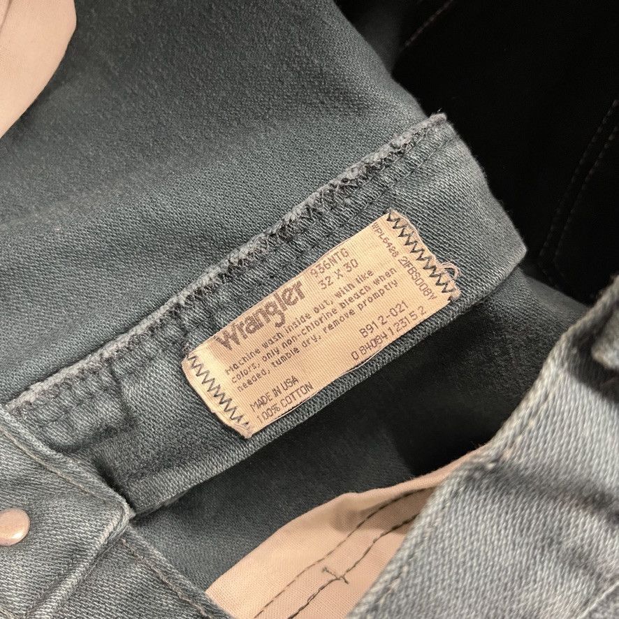 Vintage × Wrangler Vintage Wrangler 80s Green Pants Size US 30 / EU 46 - 7 Thumbnail