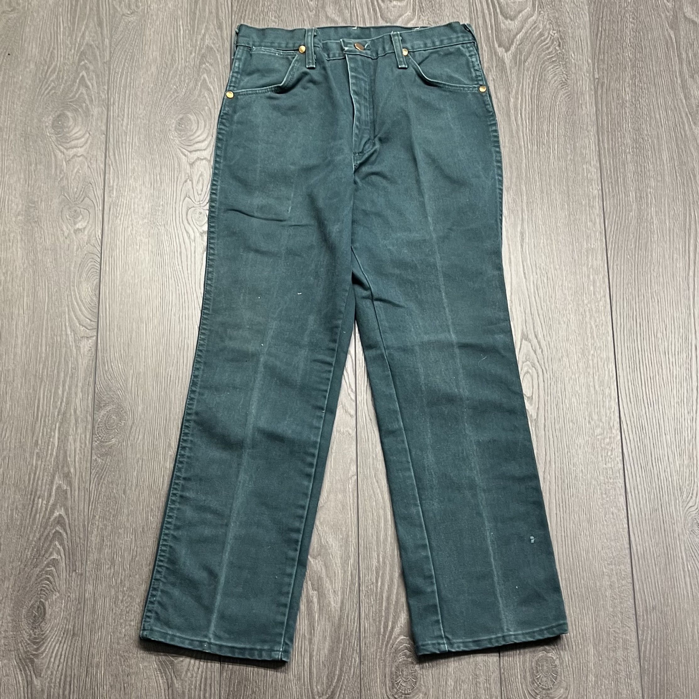 Vintage × Wrangler Vintage Wrangler 80s Green Pants Size US 30 / EU 46 - 5 Thumbnail