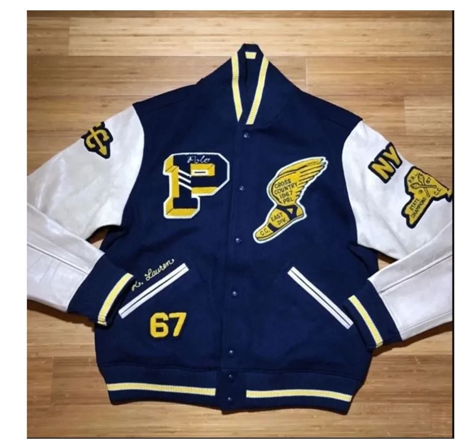 Polo Ralph Lauren Polo Ralph Lauren P Wing Leather Varsity Jacket 2XL Size US XXL / EU 58 / 5 - 5 Thumbnail