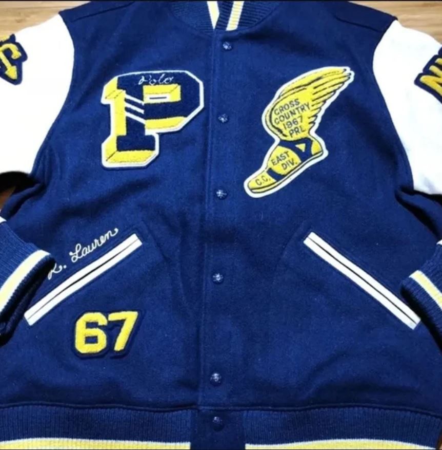 Polo Ralph Lauren Polo Ralph Lauren P Wing Leather Varsity Jacket 2XL Size US XXL / EU 58 / 5 - 4 Thumbnail