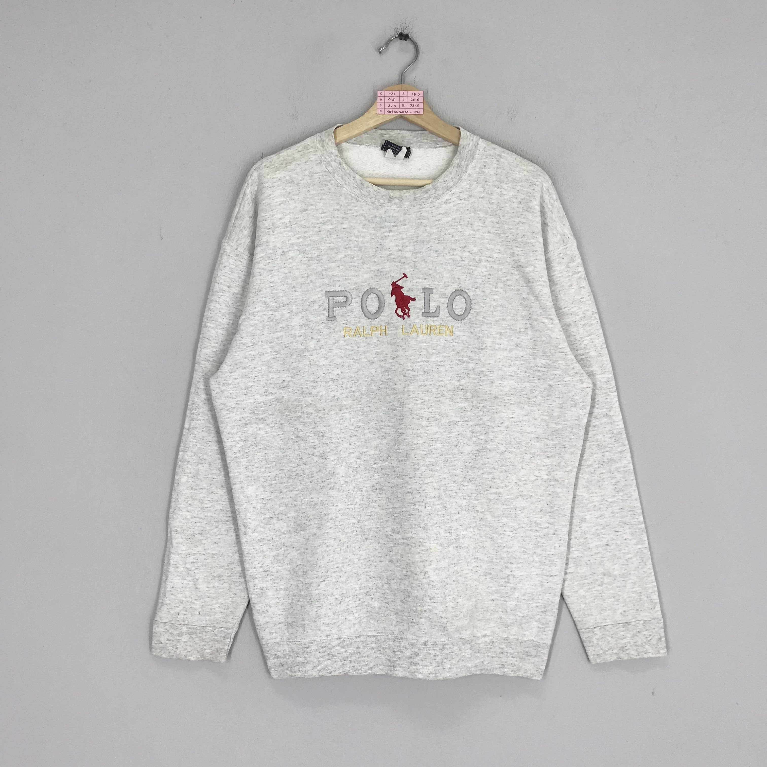 Polo Ralph Lauren Vintage Polo by Ralph Lauren Big Logo Pony Embroidery Polo Size US L / EU 52-54 / 3 - 1 Thumbnail