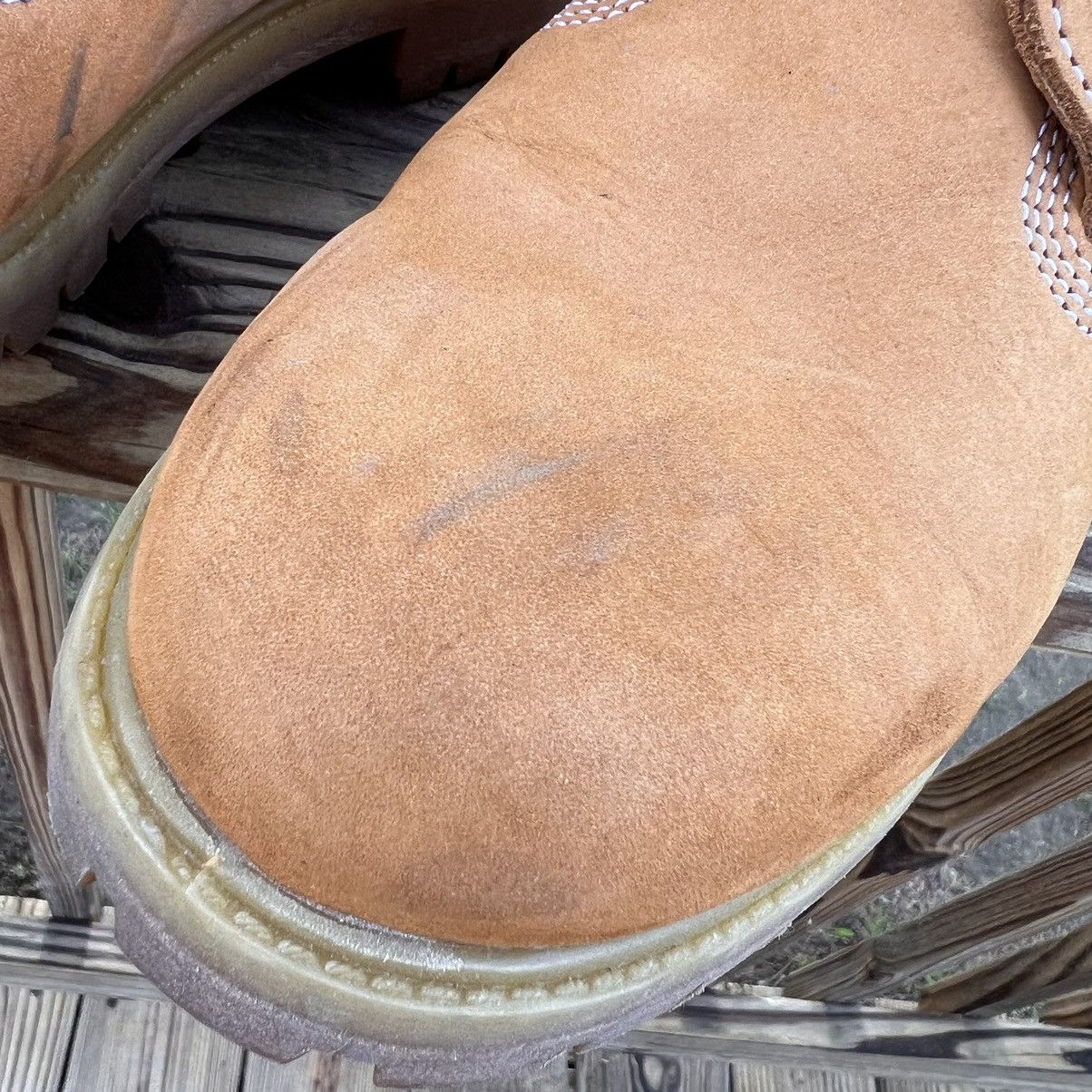 Timberland Premium 6 Inch Genuine Leather Wheat Work Boots