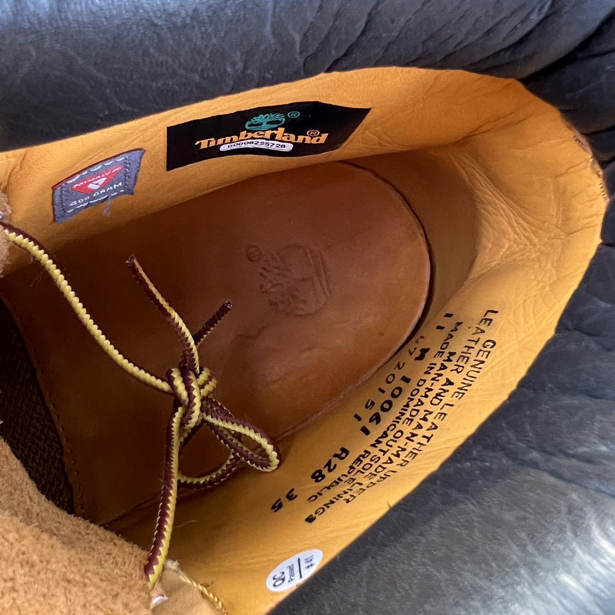 Timberland Premium 6 Inch Genuine Leather Wheat Work Boots