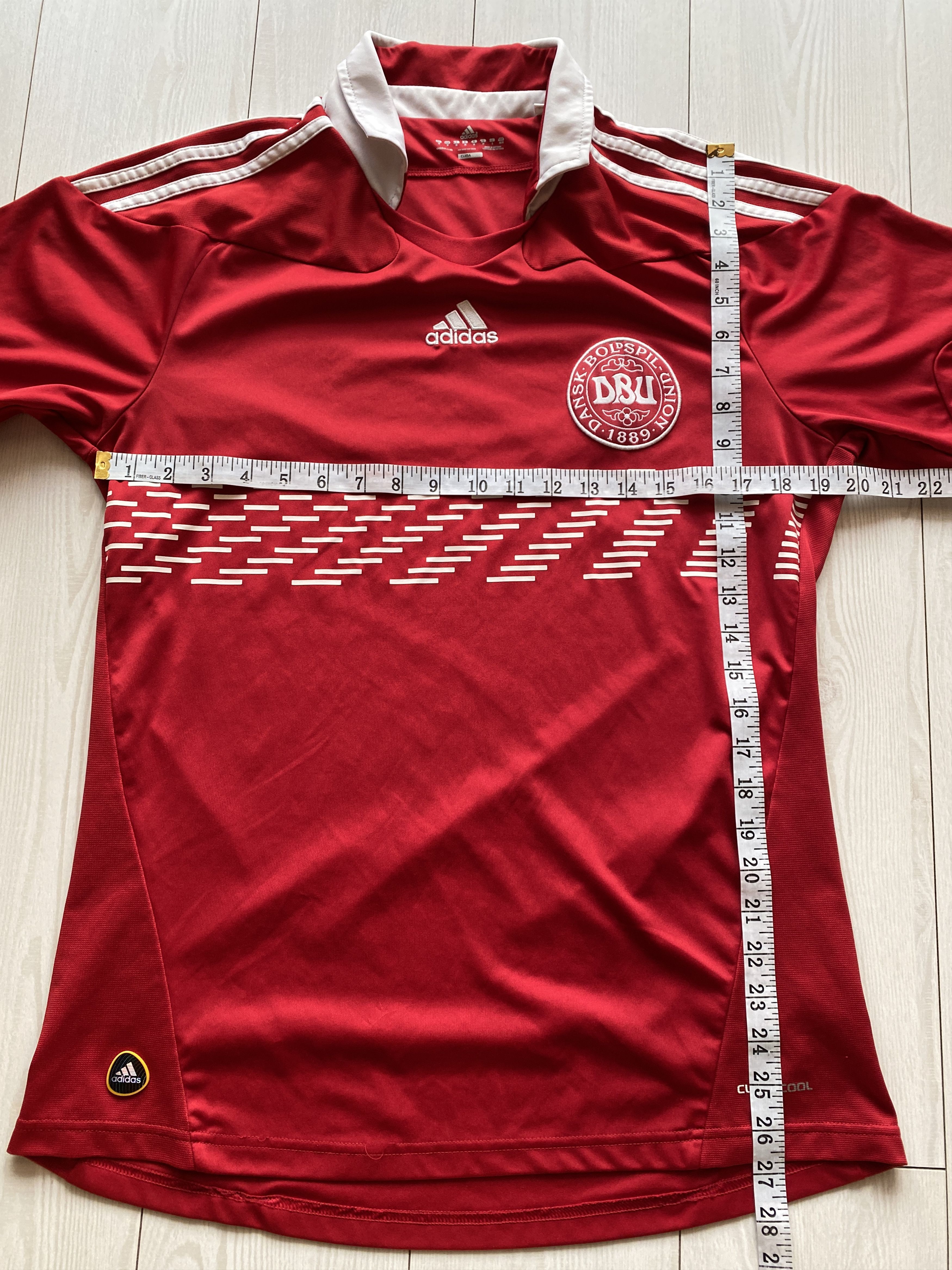 Adidas × Vintage Denmark Danmark Soccer Jersey Vintage Adidas football 2010 M Size US M / EU 48-50 / 2 - 7 Thumbnail