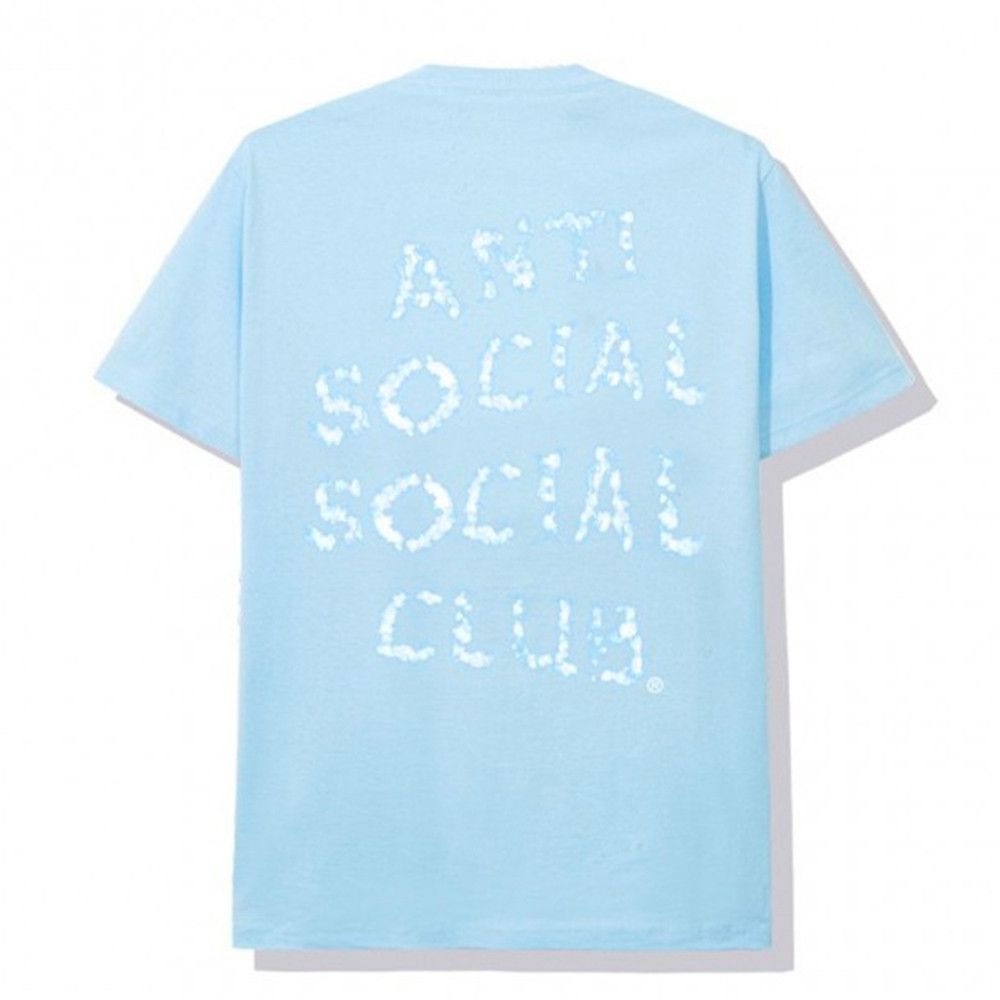 Anti Social Social Club Partly Cloudy Blue Tee ASSC DS