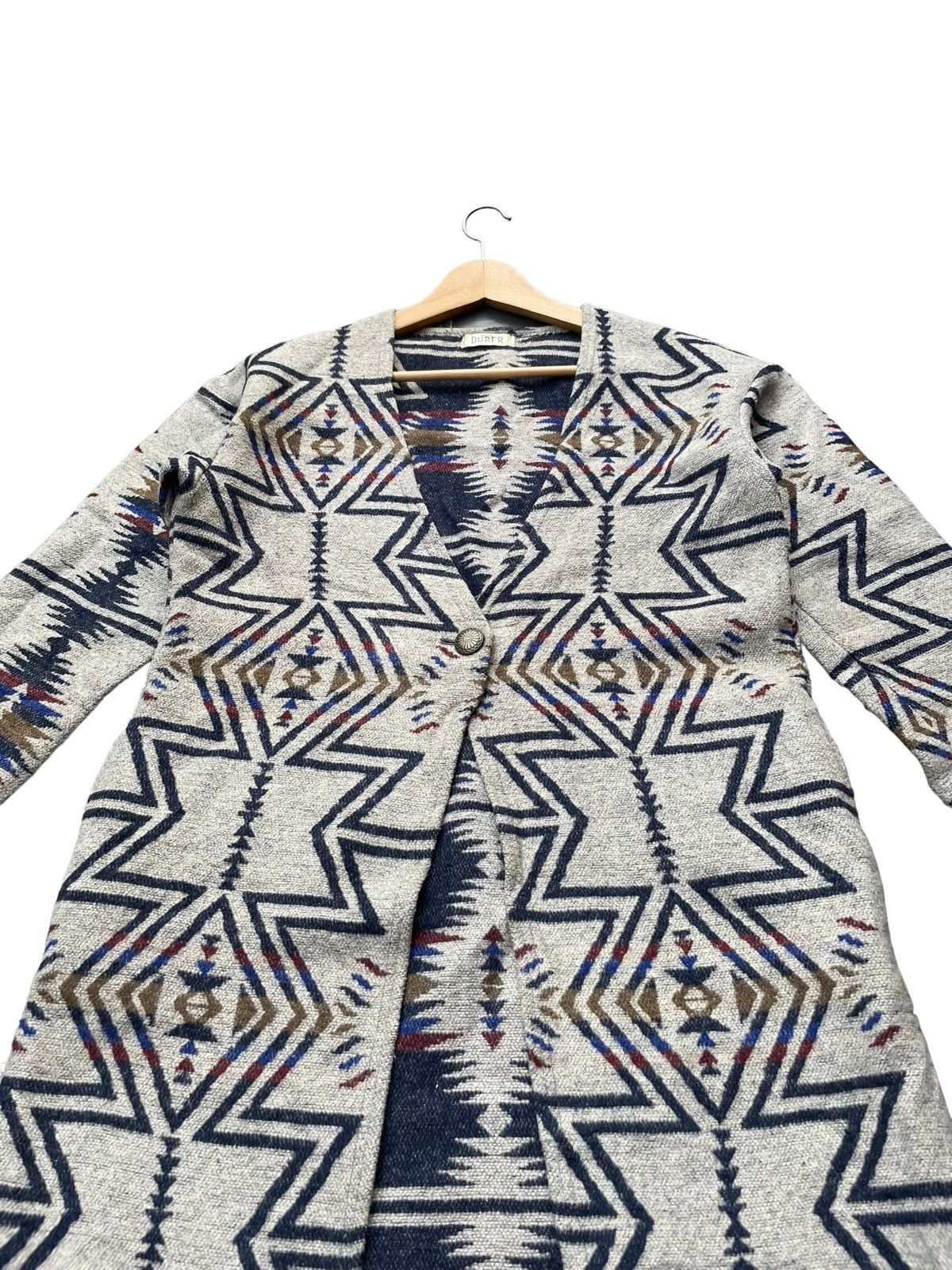 Japanese Brand Durer Native Najavo Long Jacket Size M / US 6-8 / IT 42-44 - 3 Thumbnail