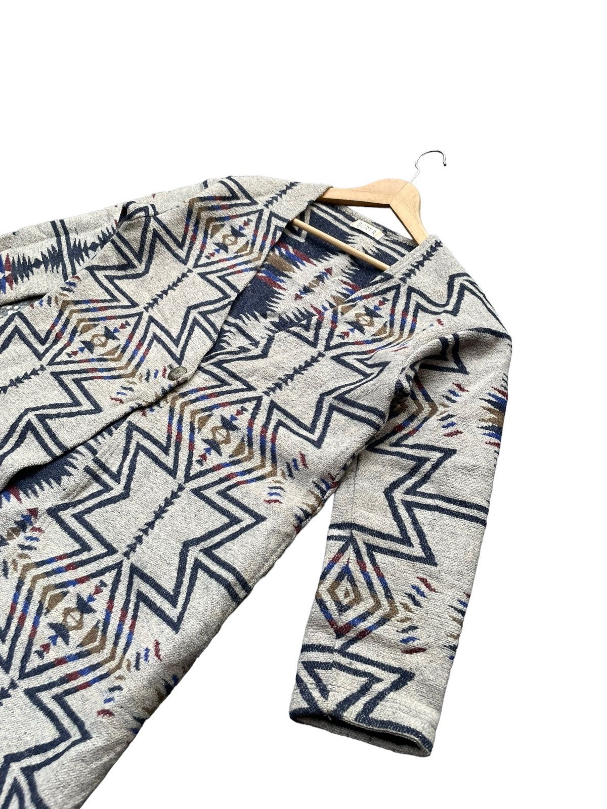 Japanese Brand Durer Native Najavo Long Jacket Size M / US 6-8 / IT 42-44 - 2 Thumbnail