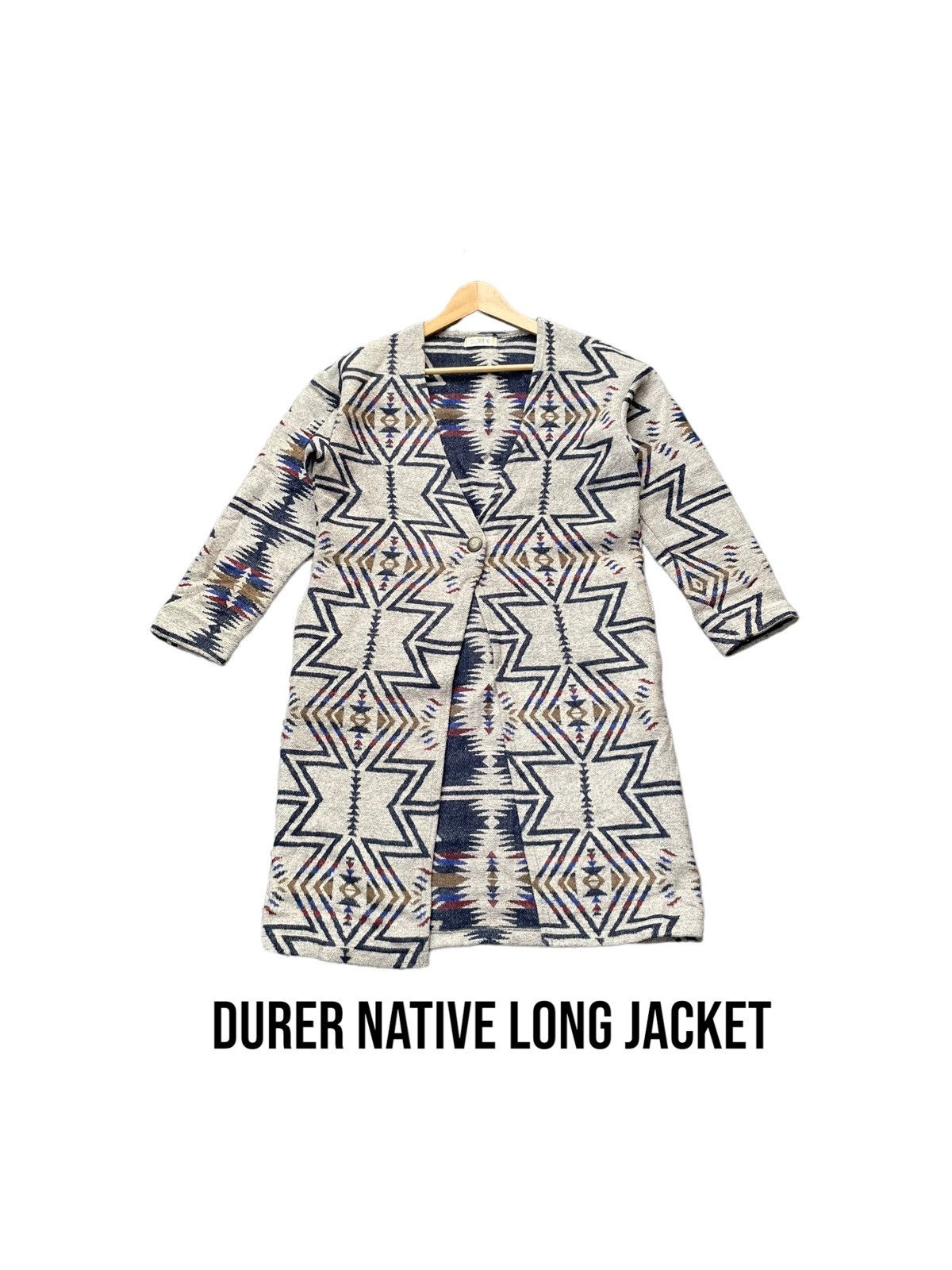 Japanese Brand Durer Native Najavo Long Jacket Size M / US 6-8 / IT 42-44 - 1 Thumbnail