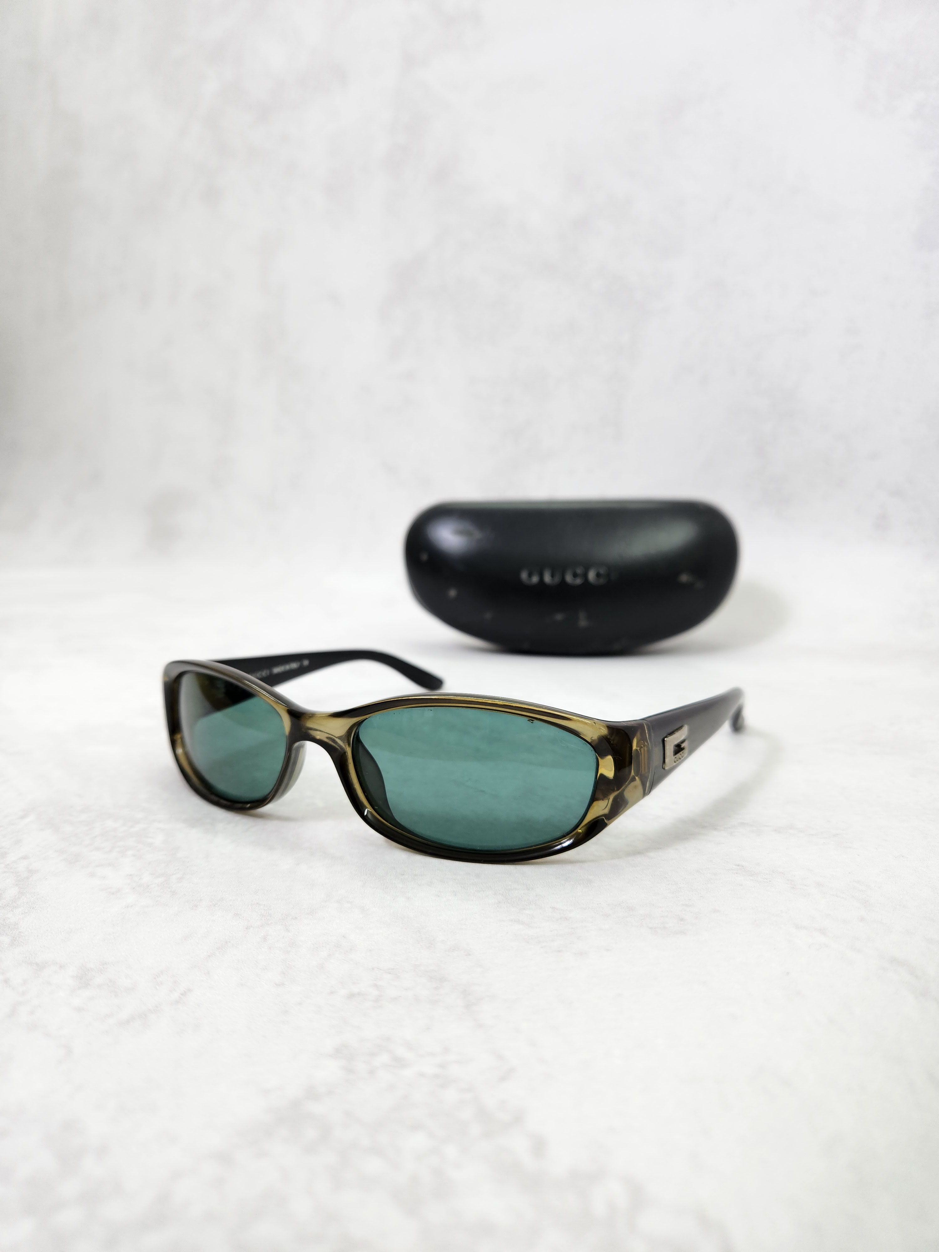 GUCCI Sunglasses GG2456/S Sunglasses with green to yellow gradation Gucci Green / Green Gradient GG 2456/S Rectangular  main image 4