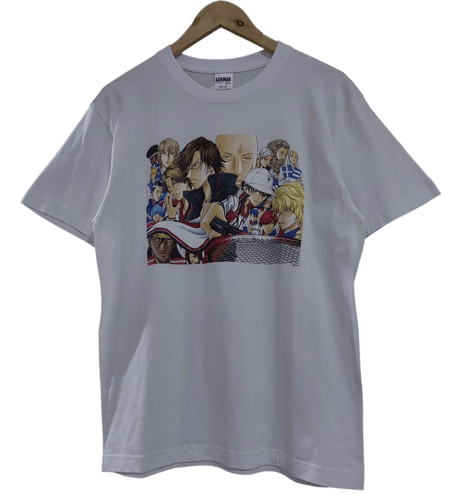 image of Anima x Cartoon Network Prince Of Tennis Anime Weekly Jump Limited T-Shirt in White (Size Medium)