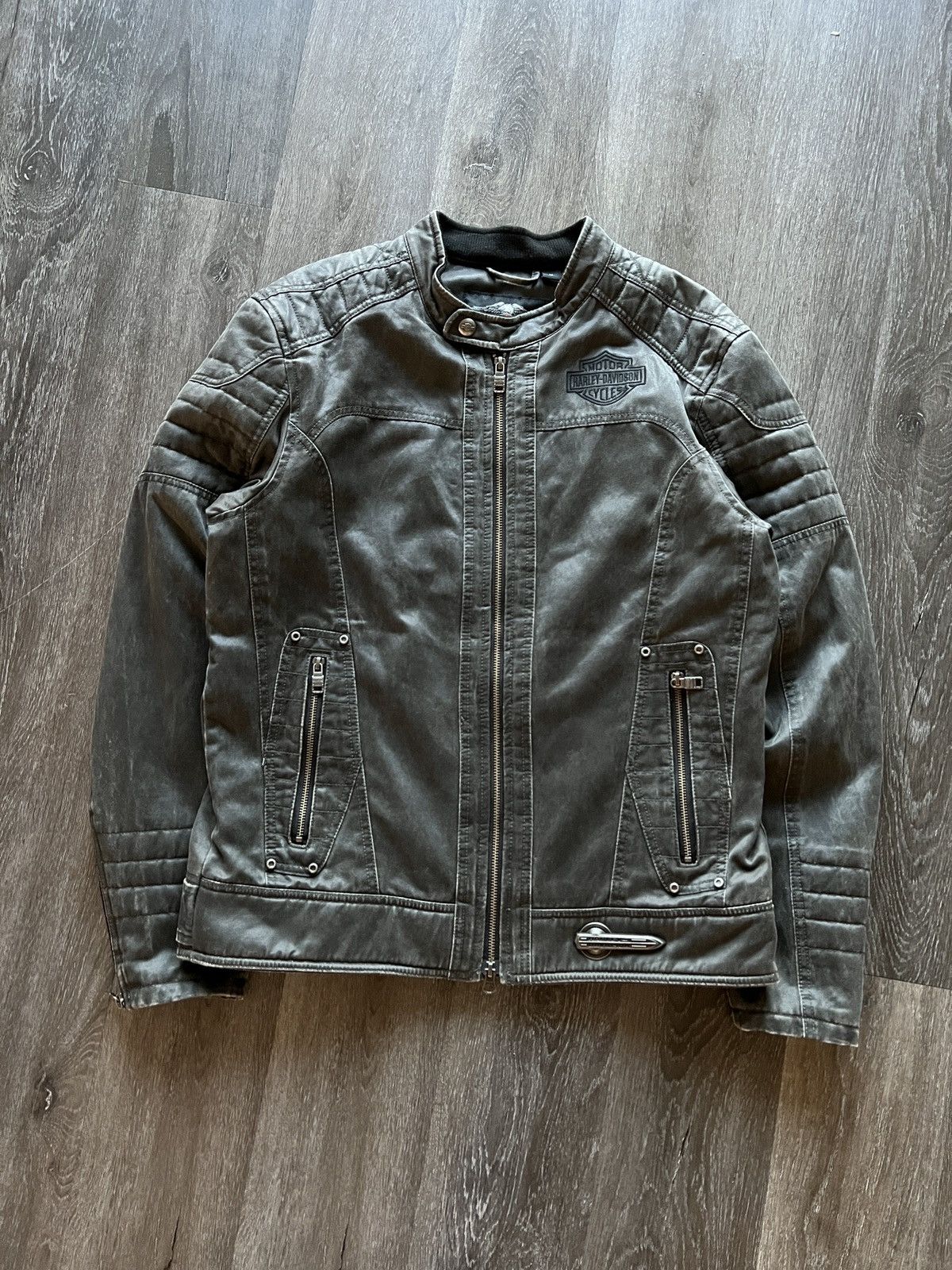 Harley Davidson Vintage Harley Davidson embroidered Detroit style jacket Size US L / EU 52-54 / 3 - 1 Thumbnail