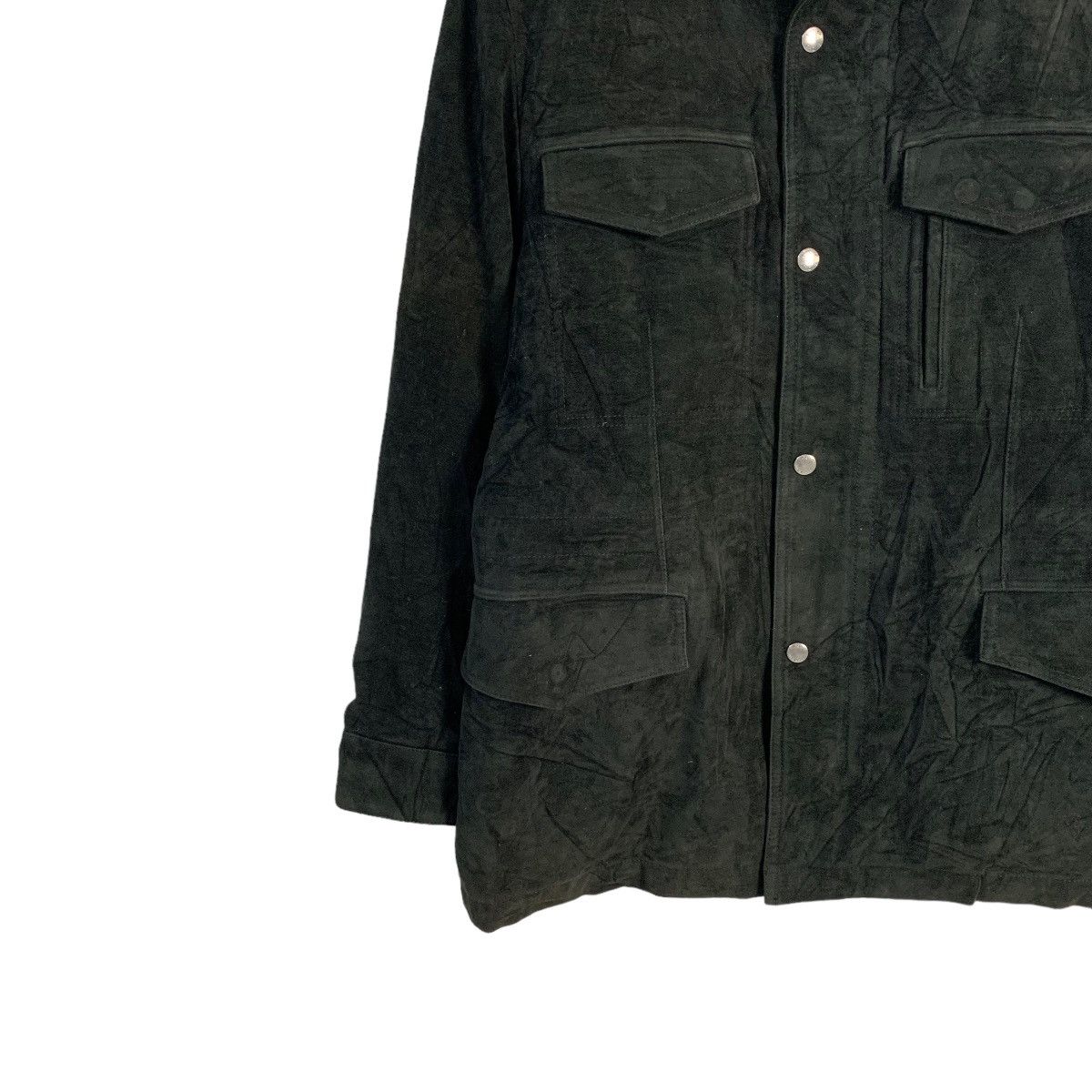 Japanese Brand 23 Homme Suede Leather Jacket Size US S / EU 44-46 / 1 - 2 Thumbnail