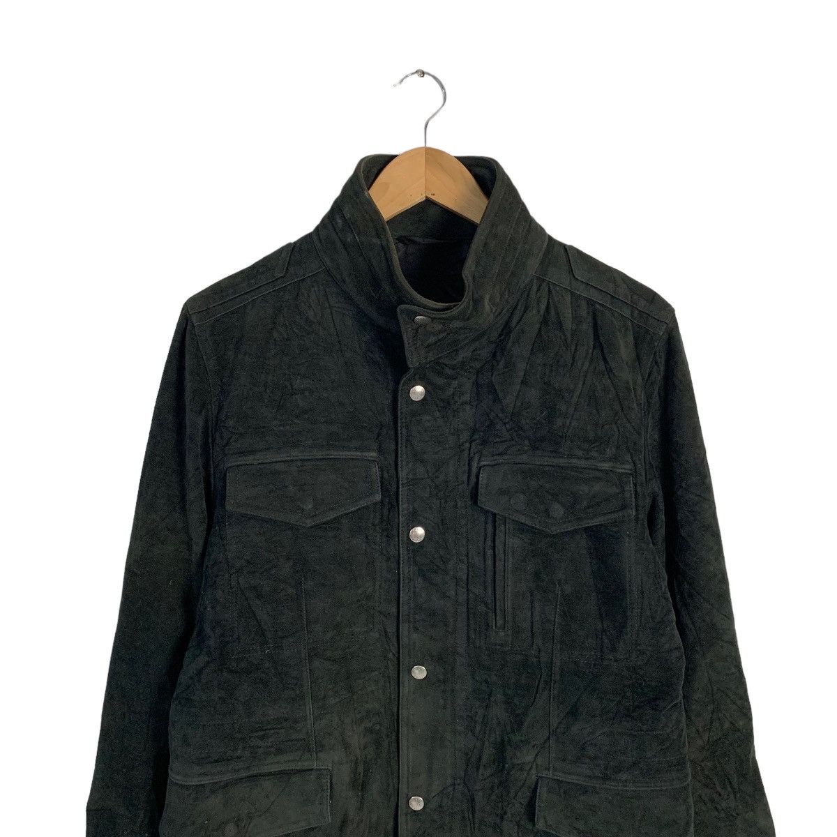 Japanese Brand 23 Homme Suede Leather Jacket Size US S / EU 44-46 / 1 - 4 Thumbnail