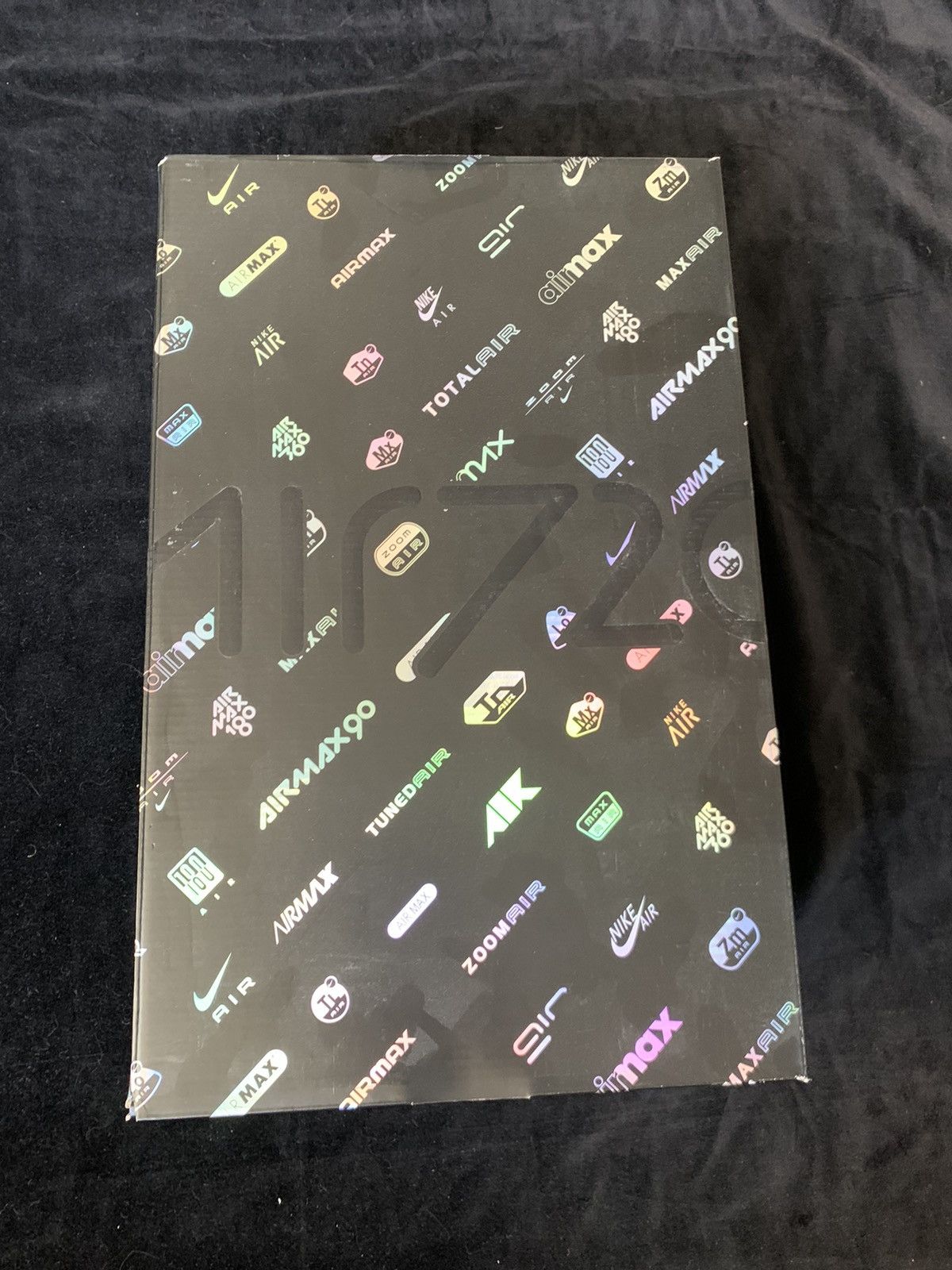 air max 720 metallic silver black