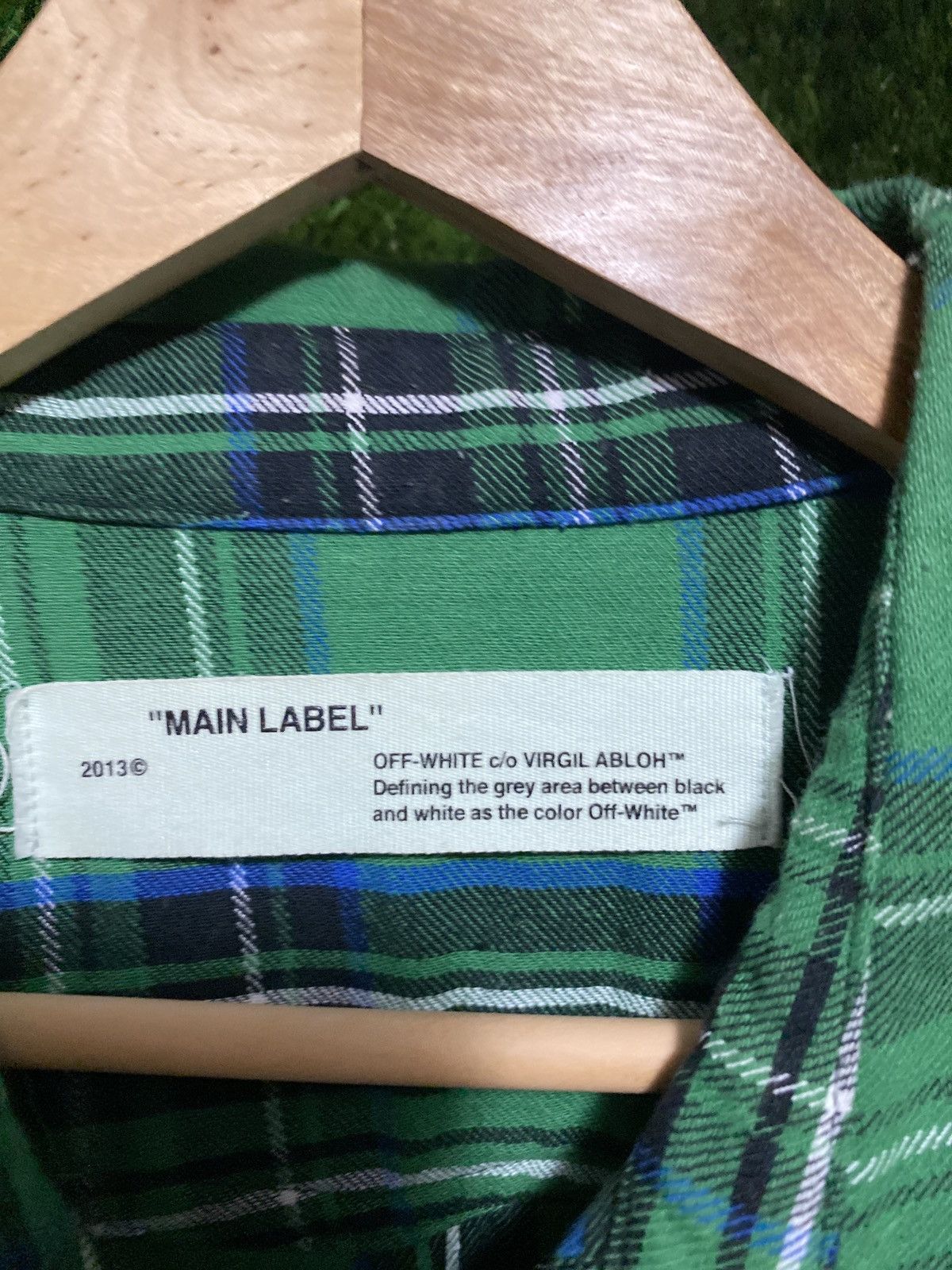 Off-White Rare Off White Green Spray Flannel Size US XXS / EU 40 - 2 Thumbnail