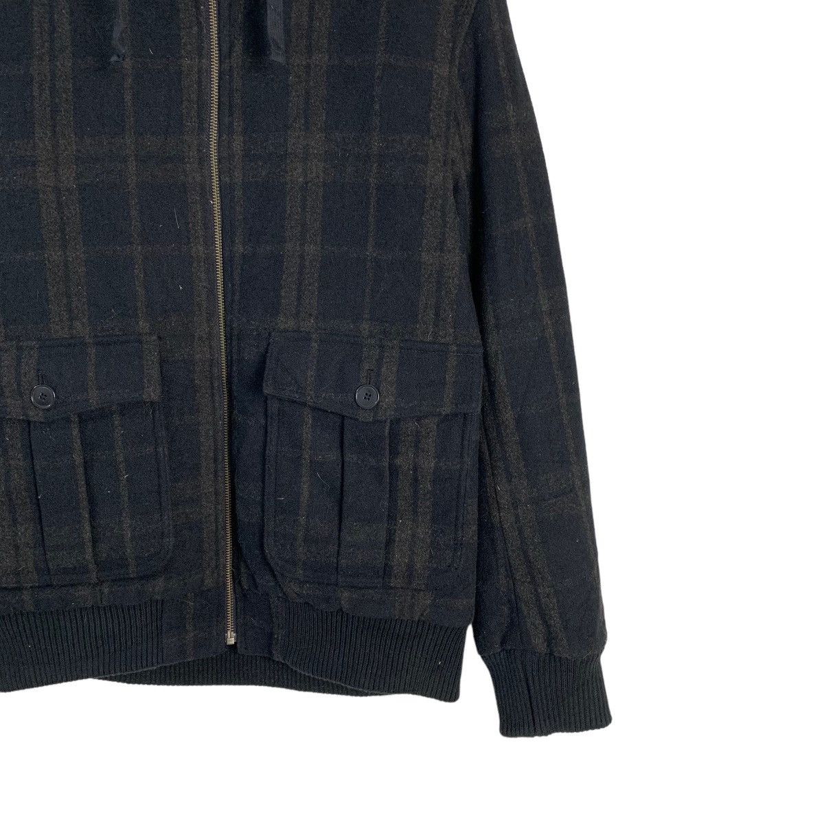Global Work Global Work Checkered Hooded Jacket Size US M / EU 48-50 / 2 - 3 Thumbnail