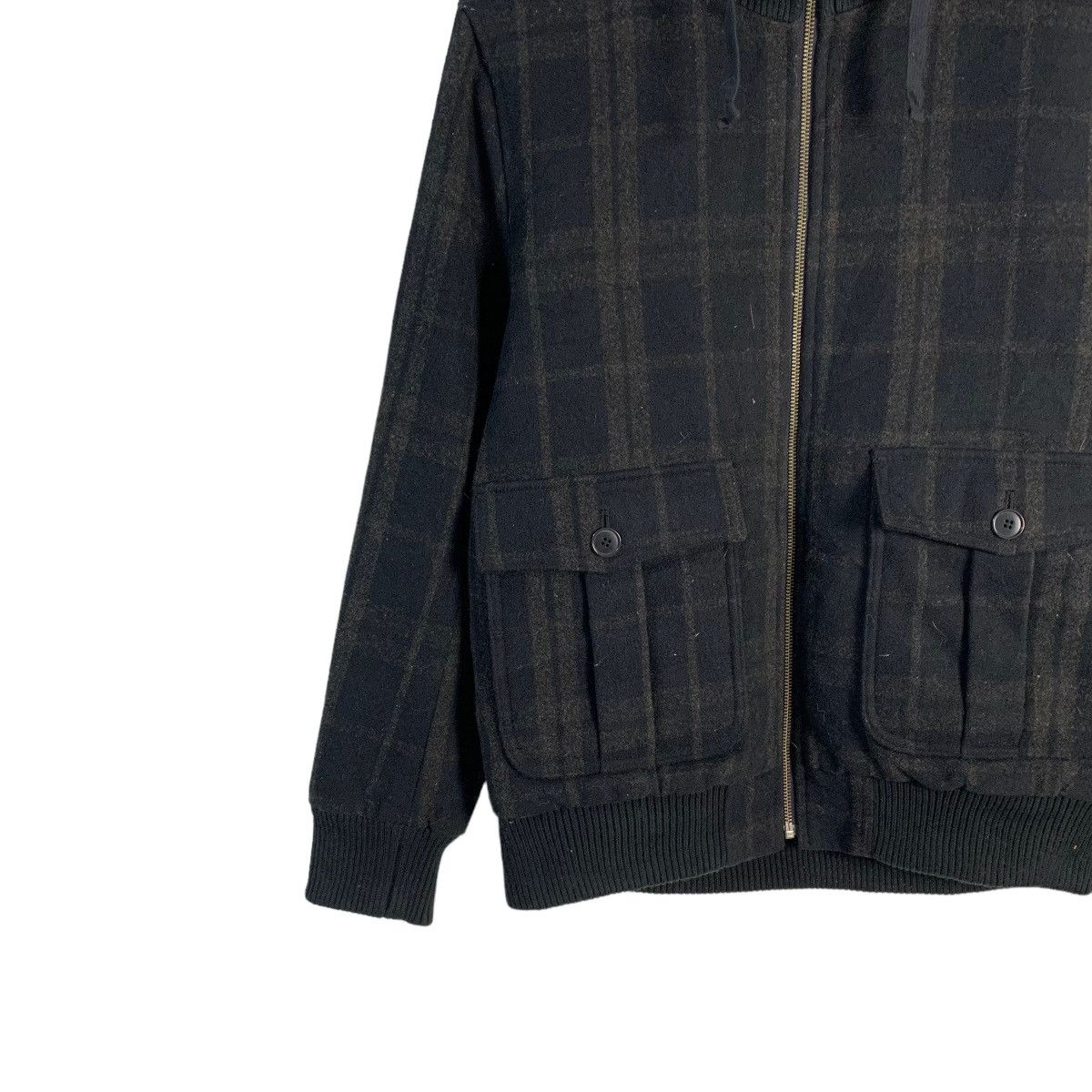 Global Work Global Work Checkered Hooded Jacket Size US M / EU 48-50 / 2 - 2 Thumbnail