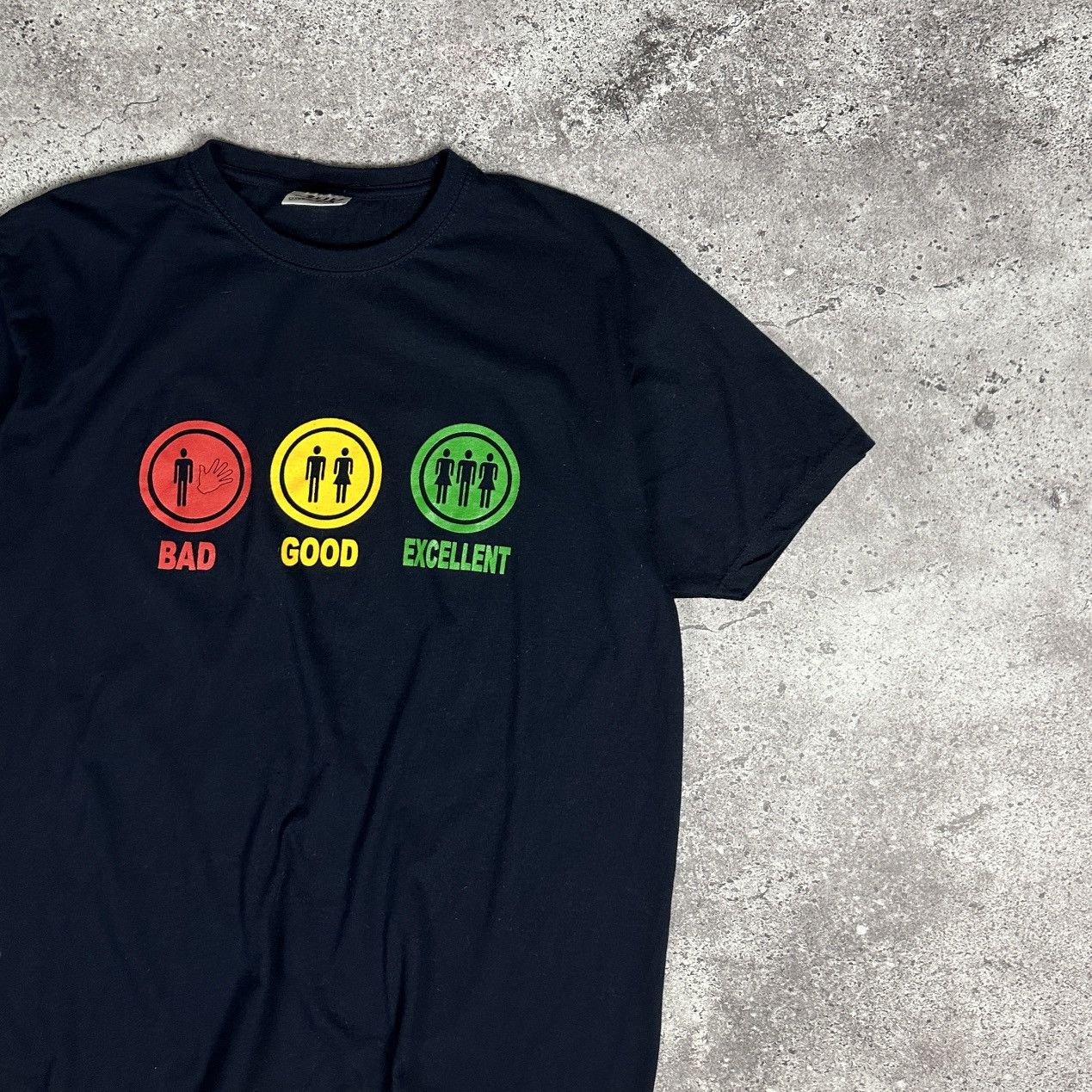 Vintage Vintage 90s Humor Sex Y2K tee Bad Good Girls navy hype OG Size US L / EU 52-54 / 3 - 2 Thumbnail