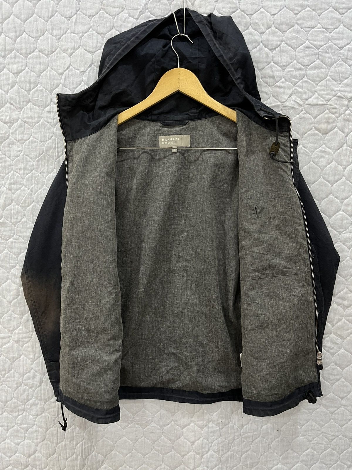 Margaret Howell C. MARGARET HOWELL DISTRESSED HOODIE JACKET Size US S / EU 44-46 / 1 - 4 Thumbnail