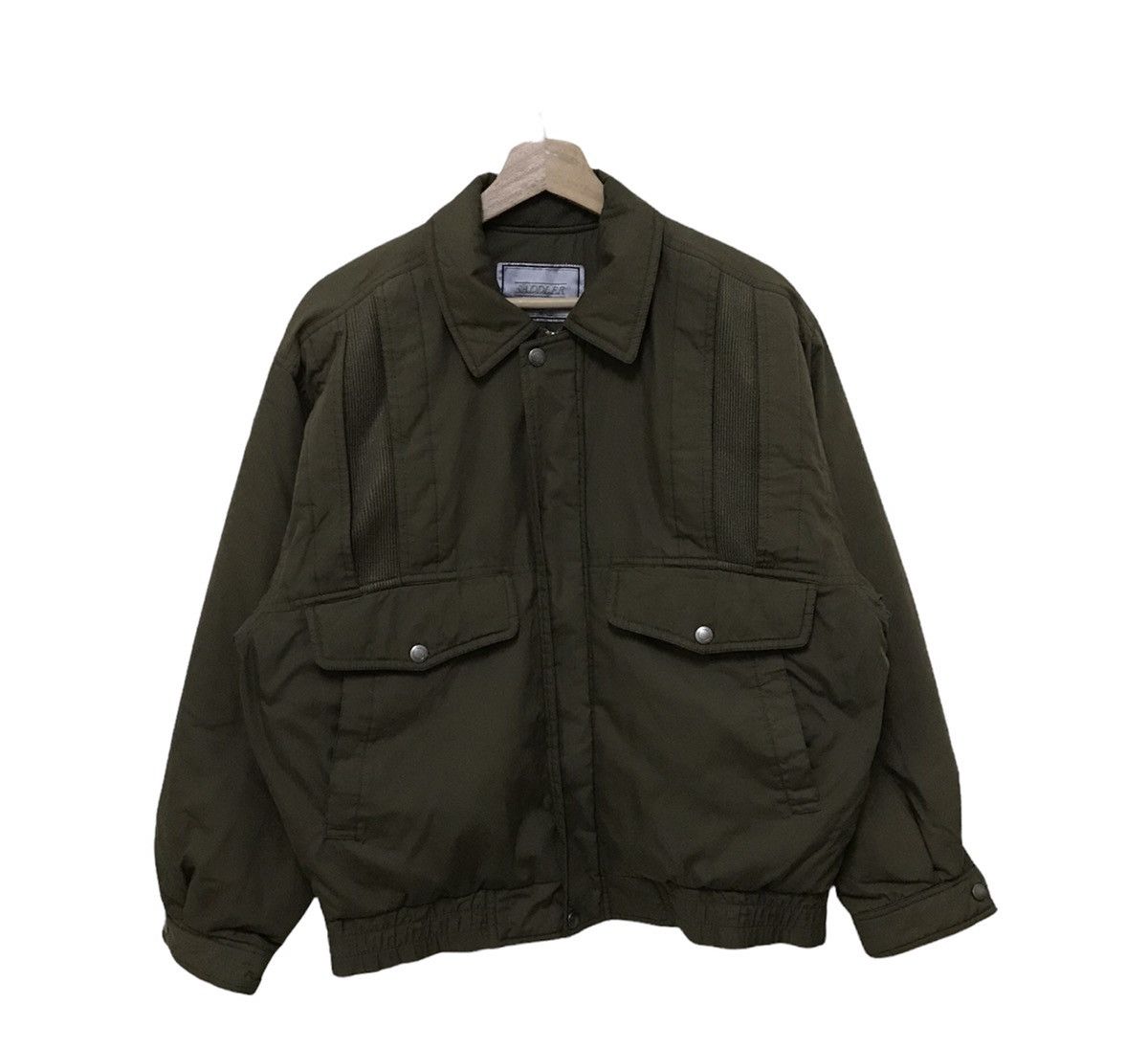 image of David Saddler x Vintage Saddler Jacket Multipocket in Green, Men's (Size Medium)