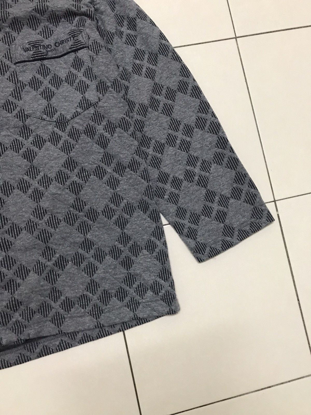 Valentino × Vintage Vintage Monogram Valentino Christy Paris Button Ups Size US M / EU 48-50 / 2 - 5 Thumbnail
