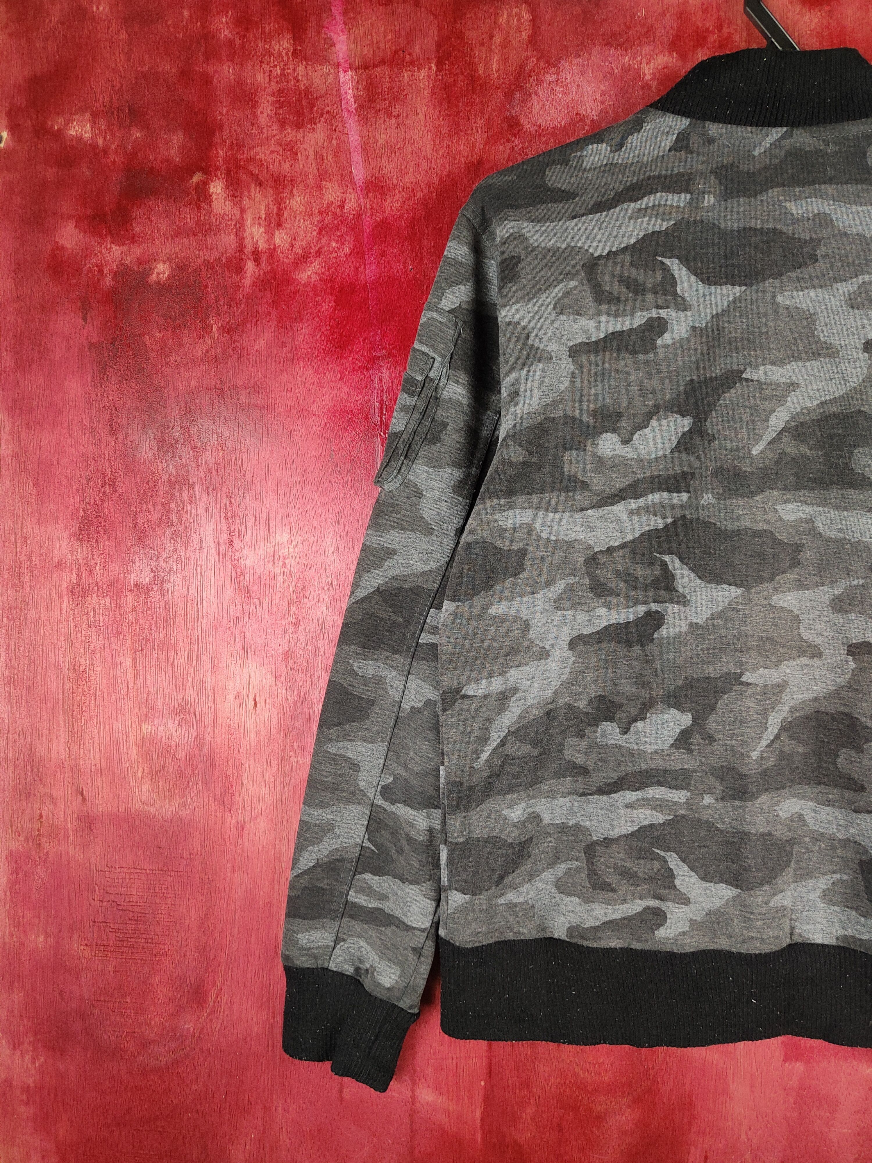 Japanese Brand Vogon Black Gray camo Military Sweater #286B Size US M / EU 48-50 / 2 - 10 Thumbnail