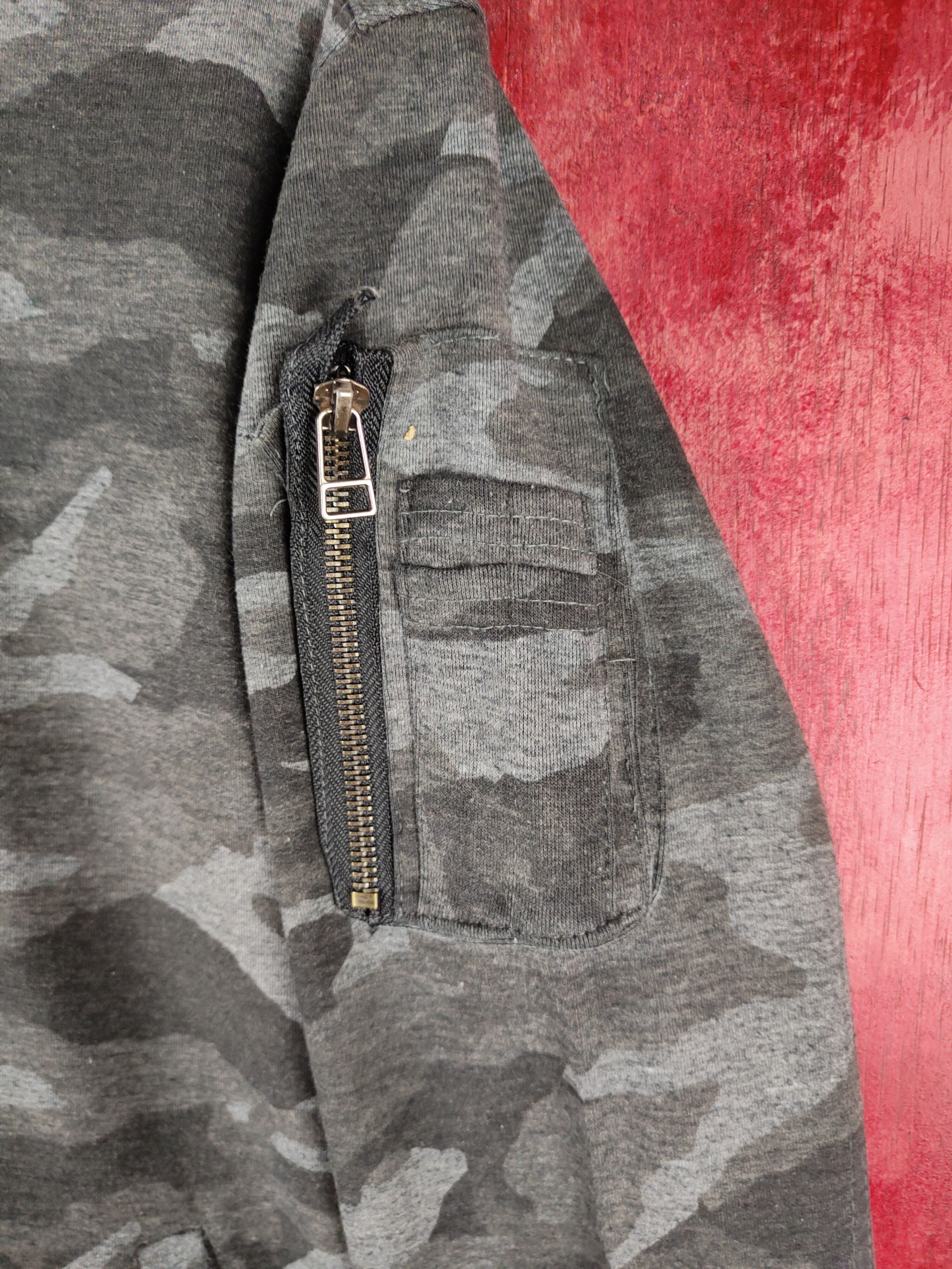 Japanese Brand Vogon Black Gray camo Military Sweater #286B Size US M / EU 48-50 / 2 - 4 Thumbnail