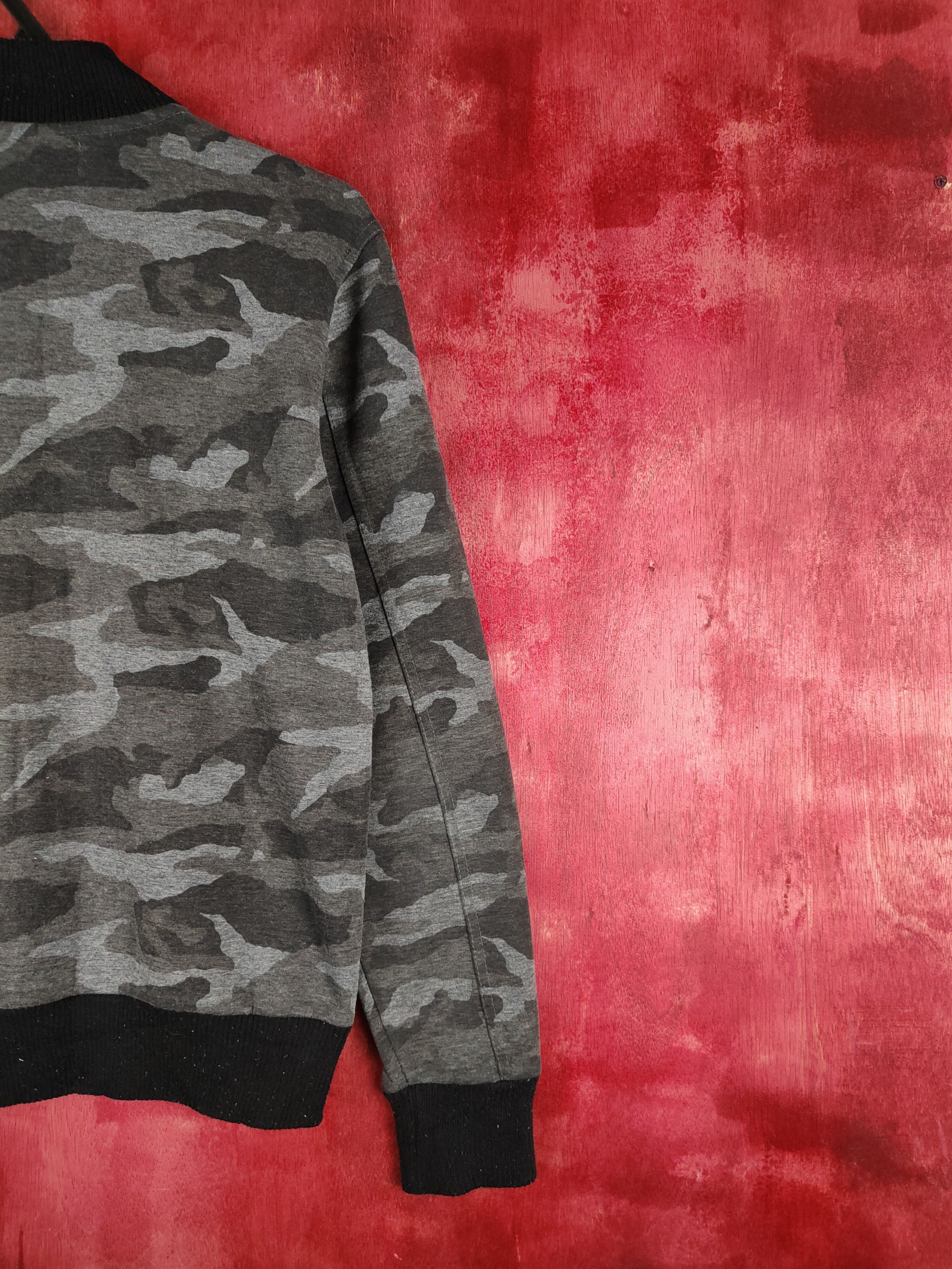 Japanese Brand Vogon Black Gray camo Military Sweater #286B Size US M / EU 48-50 / 2 - 11 Thumbnail