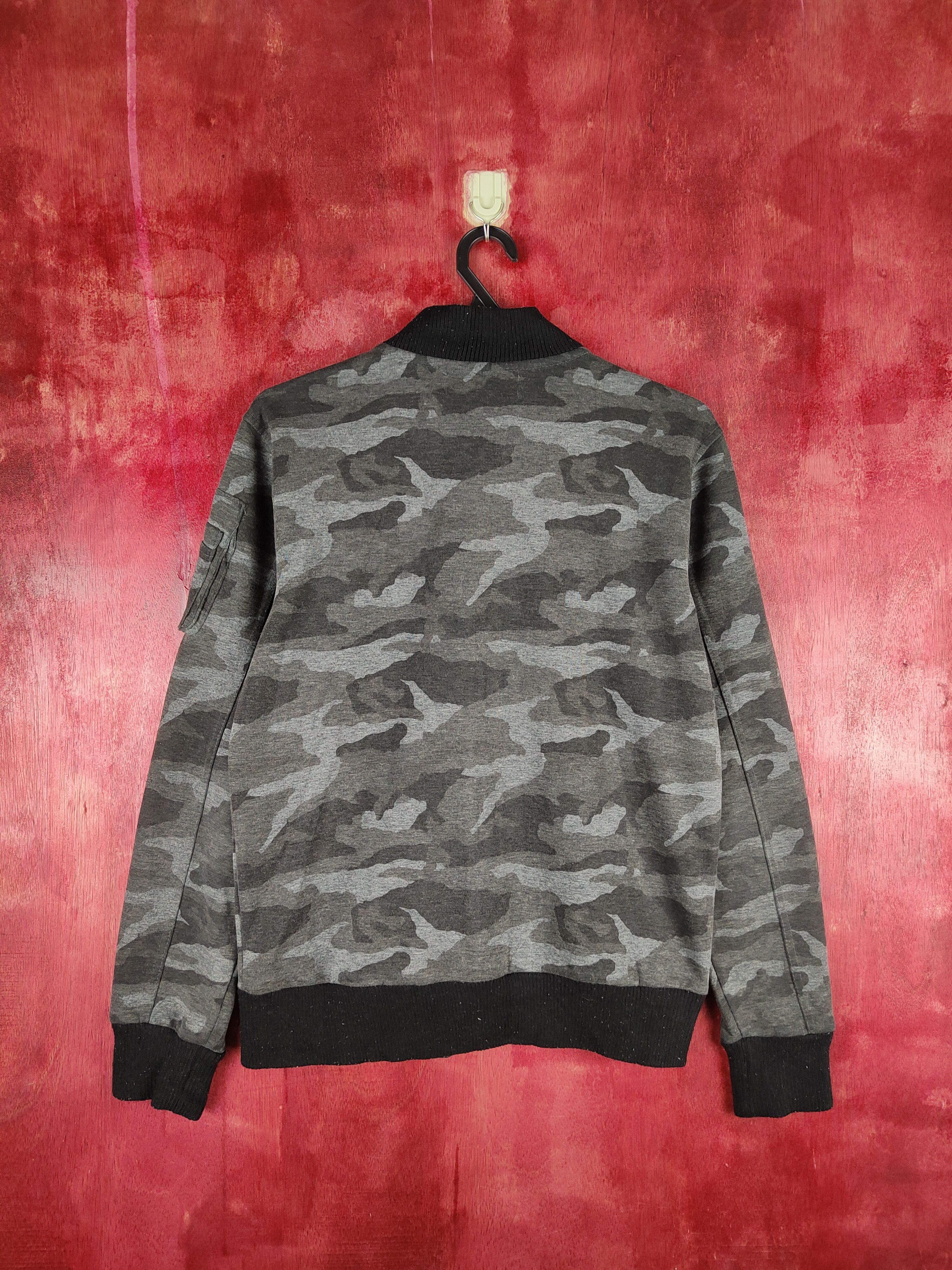 Japanese Brand Vogon Black Gray camo Military Sweater #286B Size US M / EU 48-50 / 2 - 9 Thumbnail