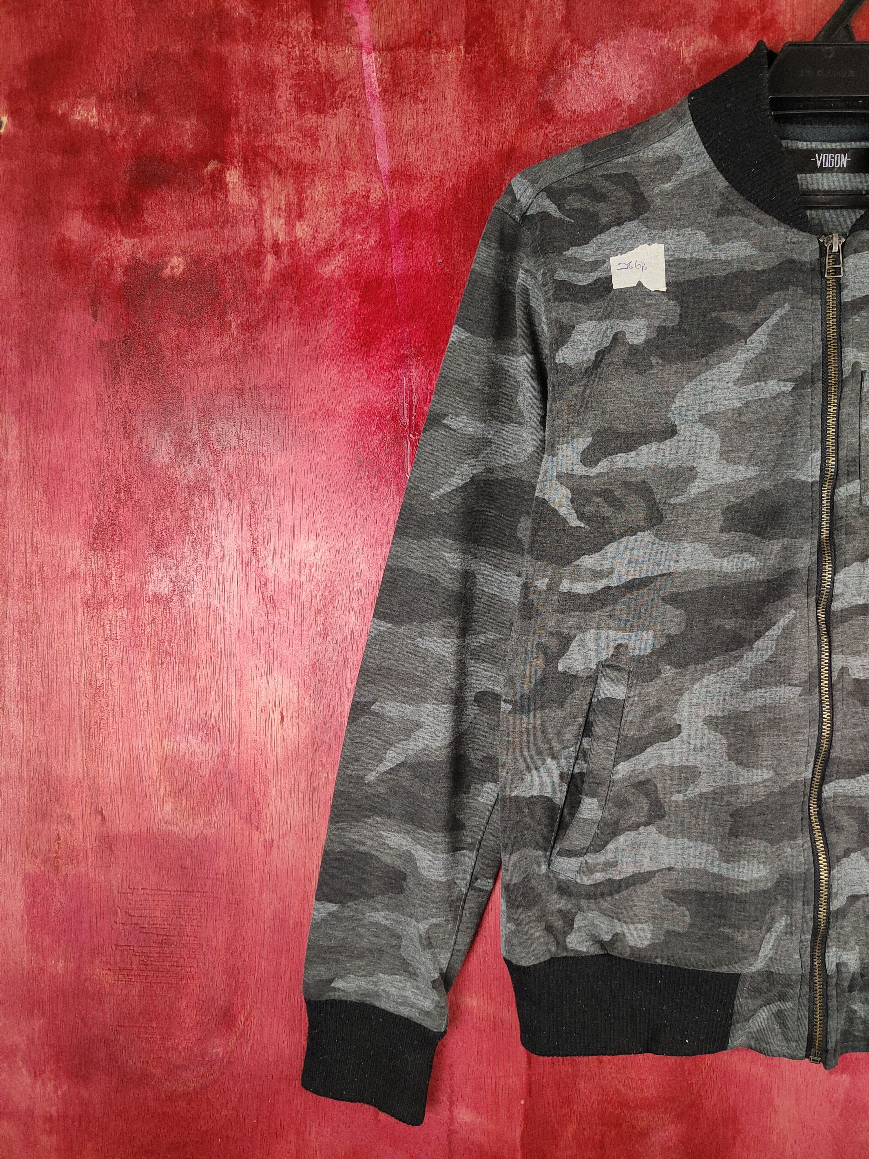 Japanese Brand Vogon Black Gray camo Military Sweater #286B Size US M / EU 48-50 / 2 - 5 Thumbnail