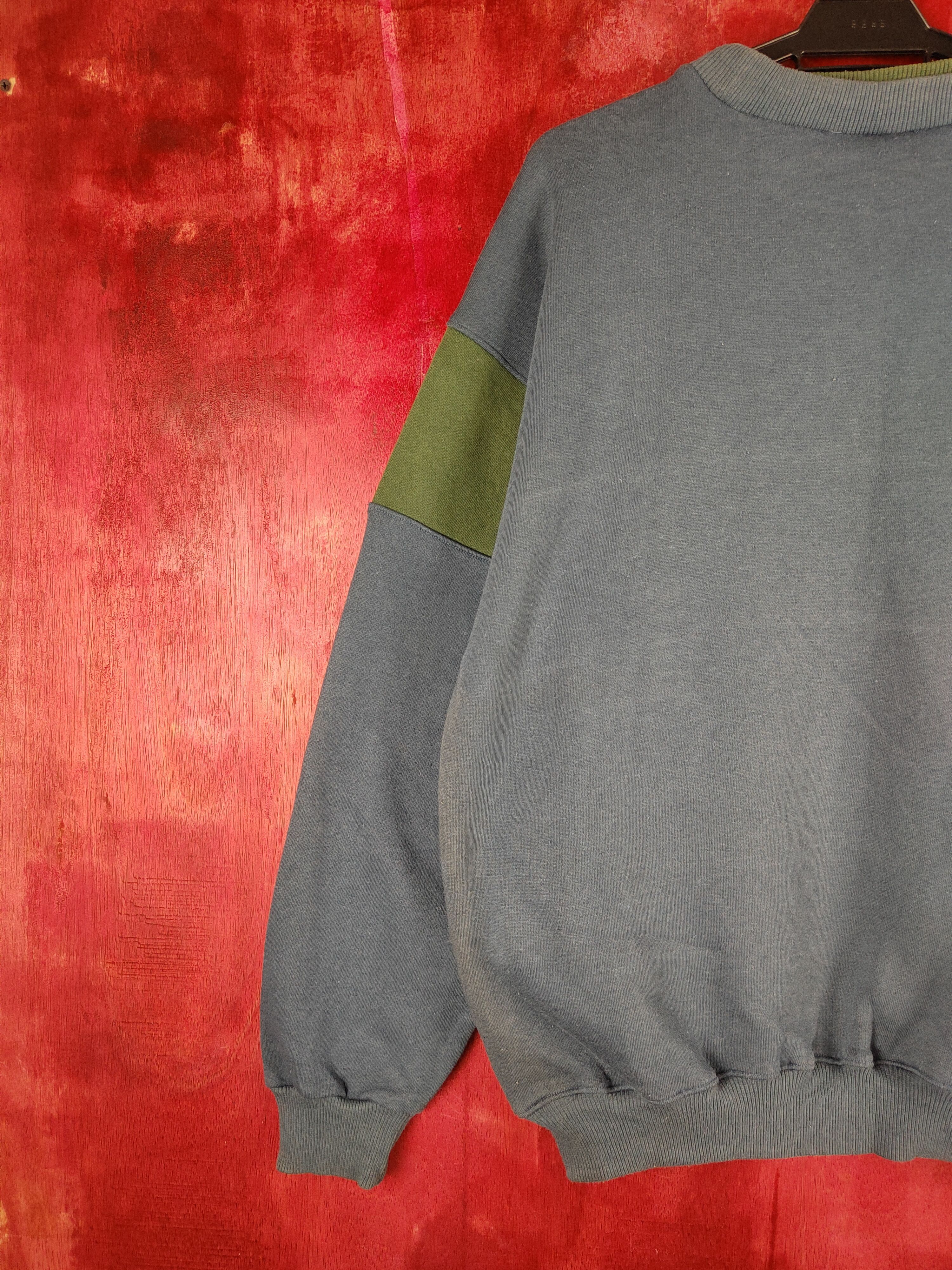 Japanese Brand Winning Spirits vintage Blue Green Sweatshirt #261B Size US L / EU 52-54 / 3 - 9 Thumbnail