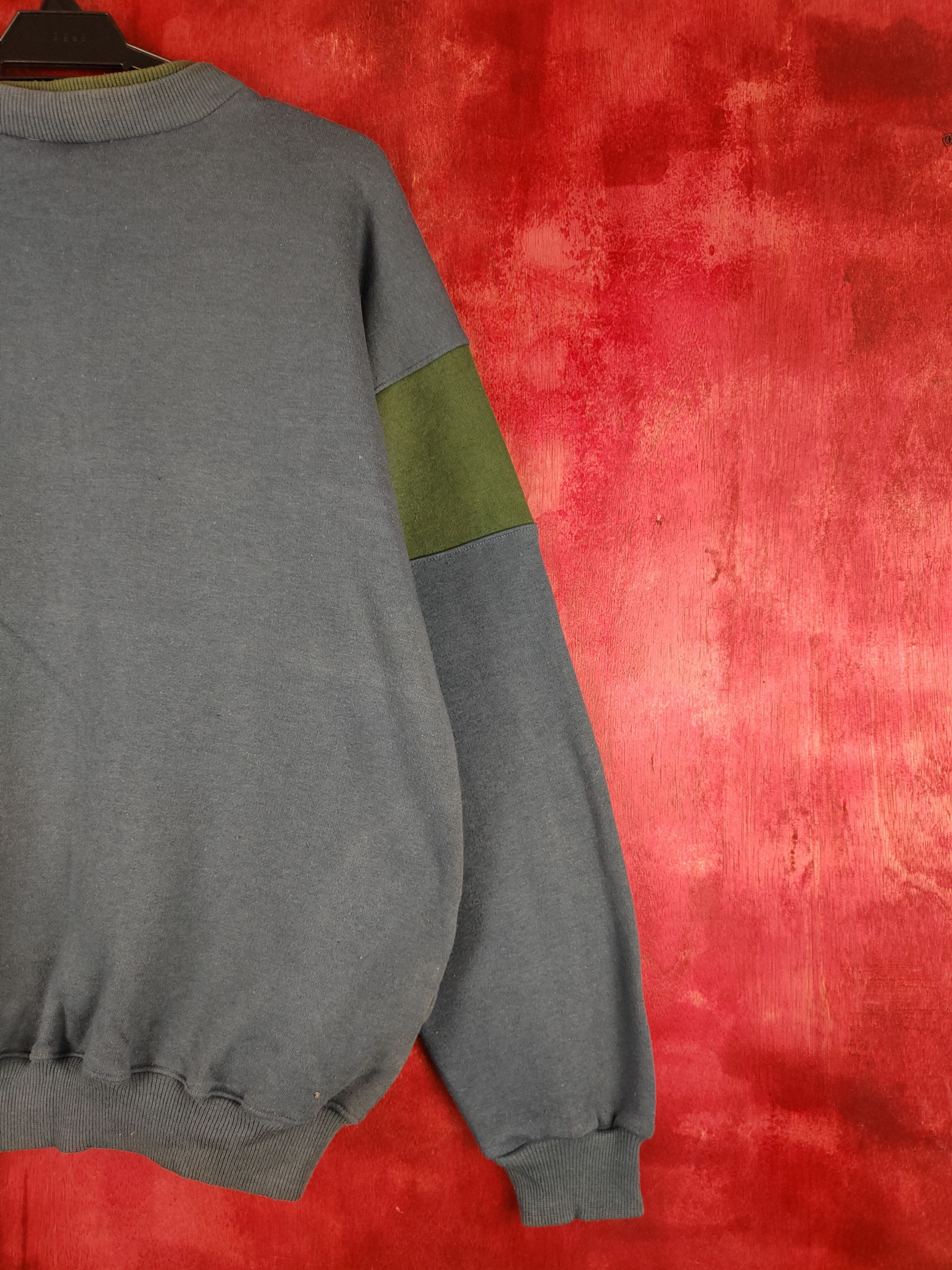 Japanese Brand Winning Spirits vintage Blue Green Sweatshirt #261B Size US L / EU 52-54 / 3 - 10 Thumbnail