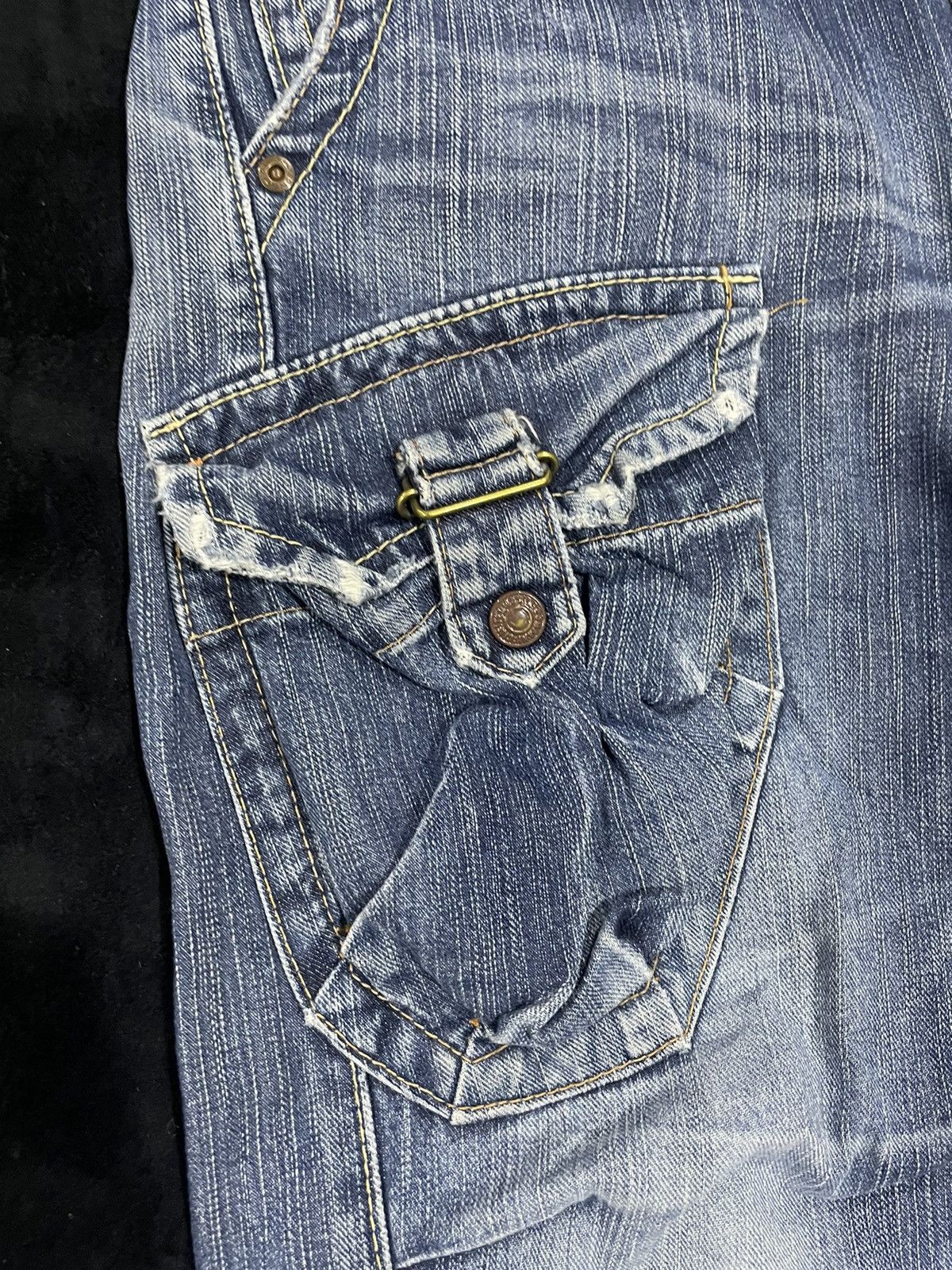 Edwin FLARE Edwin 505 Vintage Flared Bell Bottom Bushpants Jeans Size US 34 / EU 50 - 8 Thumbnail