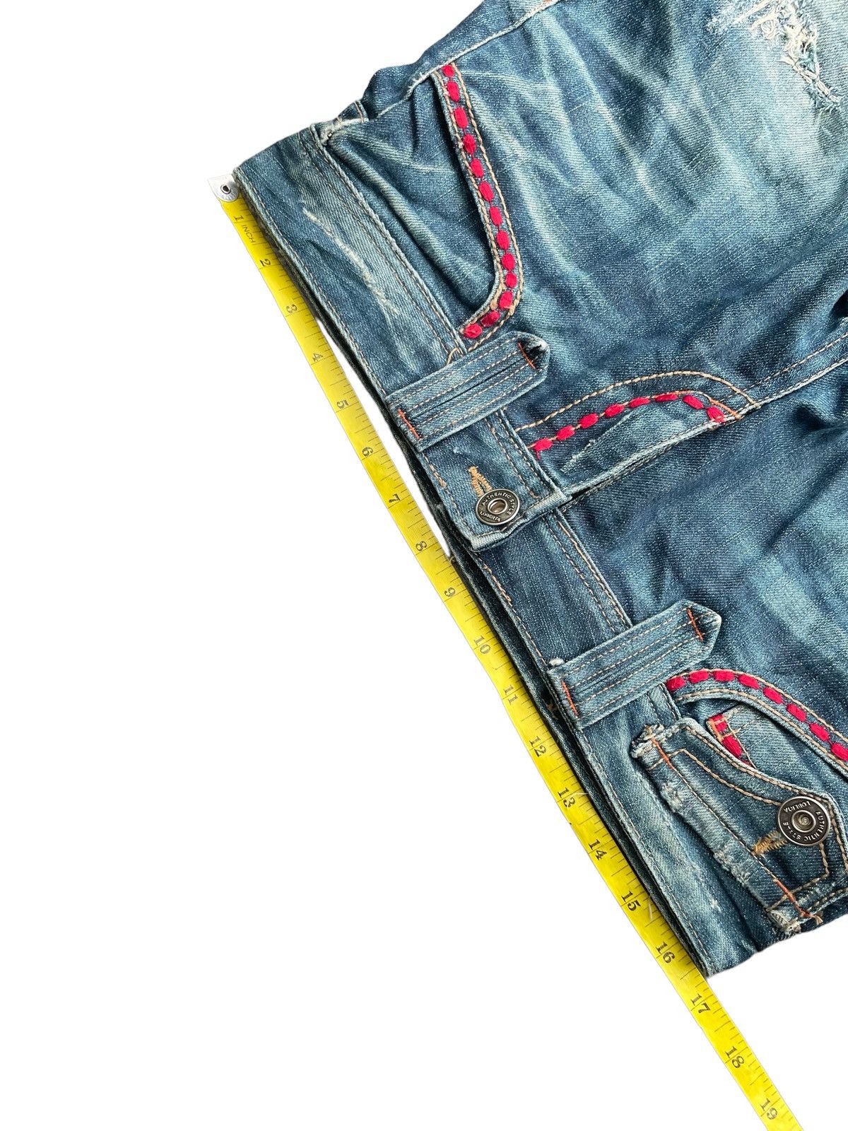 Japanese Brand Loberta Jeans Distresed Denim Size 33" - 2 Thumbnail