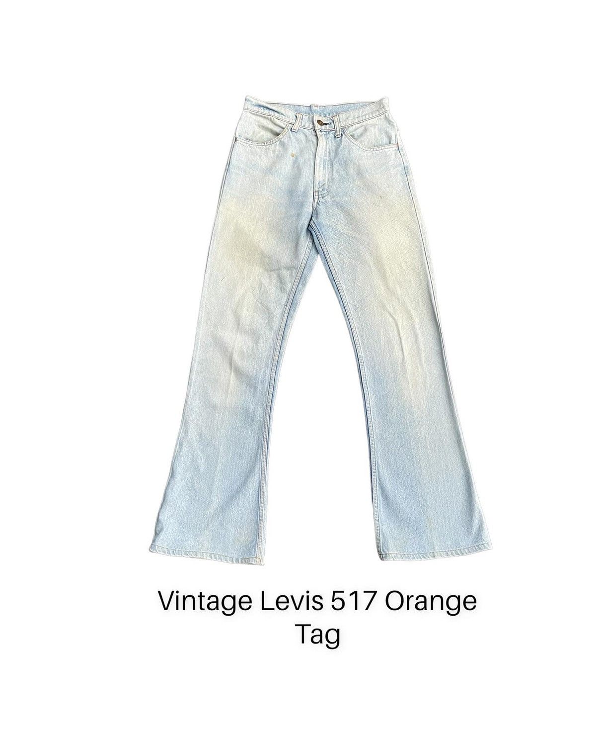 image of Levis 517 Orange Tag in Blue, Women's (Size 28)