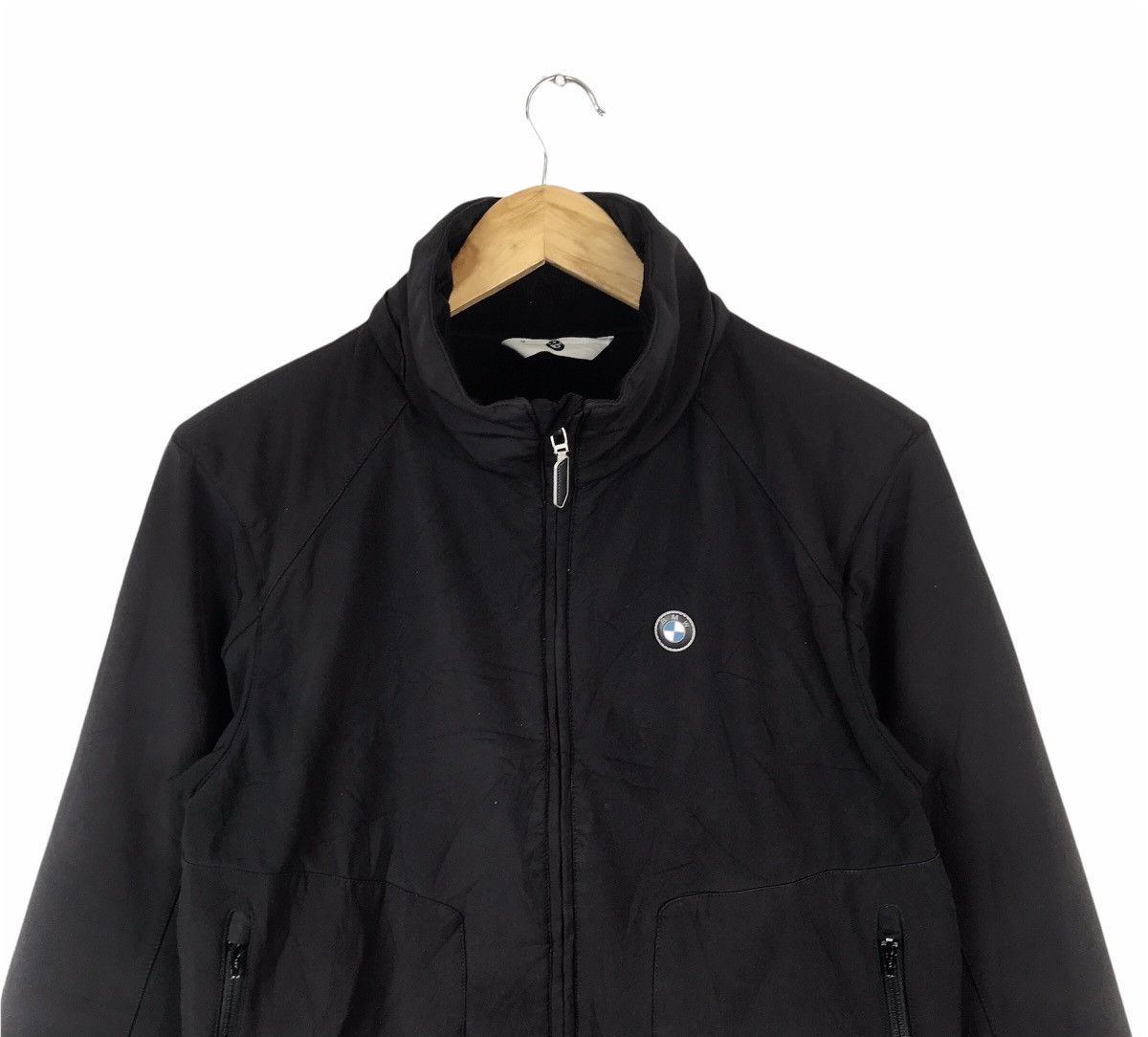 BMW Vintage BMW Plain Small Logo Light Zipper Jacket Medium Size Size US M / EU 48-50 / 2 - 2 Thumbnail