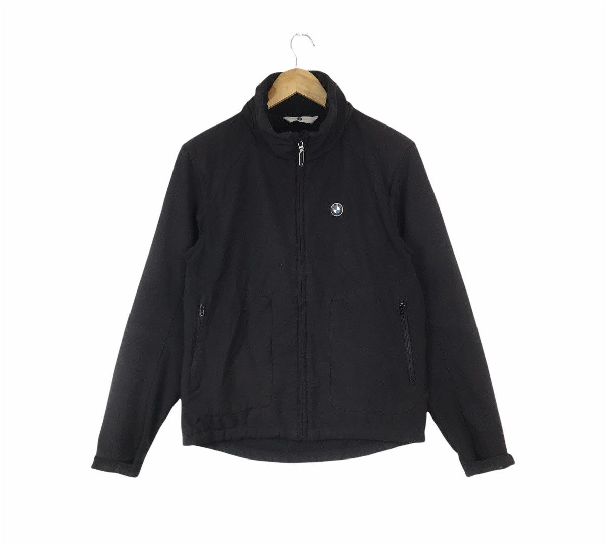 BMW Vintage BMW Plain Small Logo Light Zipper Jacket Medium Size Size US M / EU 48-50 / 2 - 1 Thumbnail