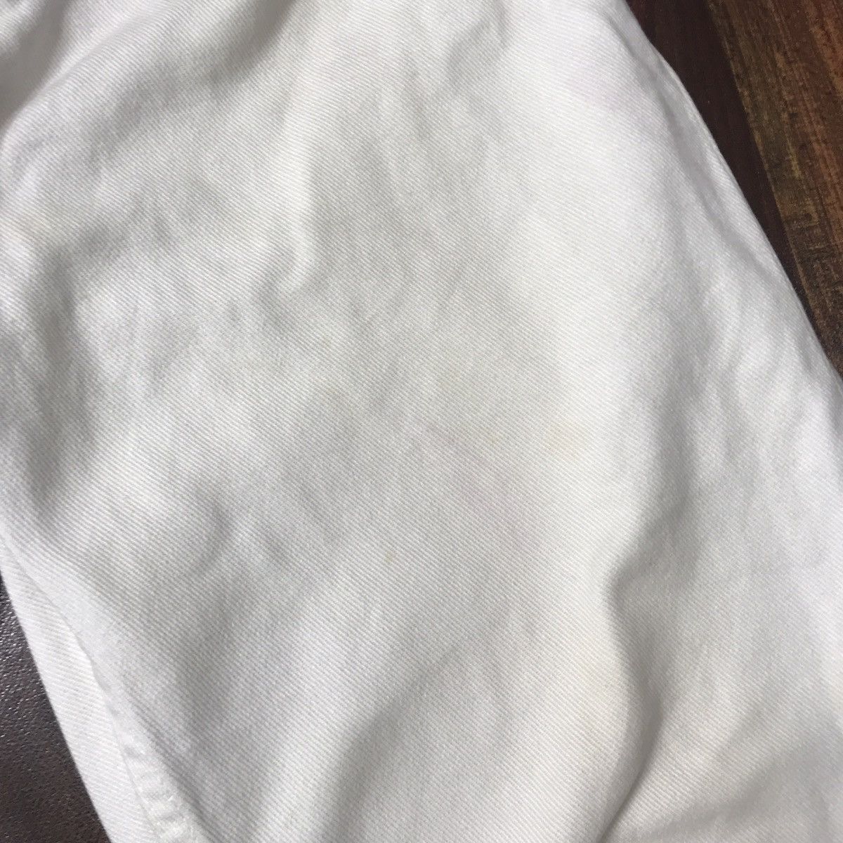 Raf by Raf Simons Vintage Raf By Raf Simons Casual Dirty White Pant Size US 33 - 11 Thumbnail