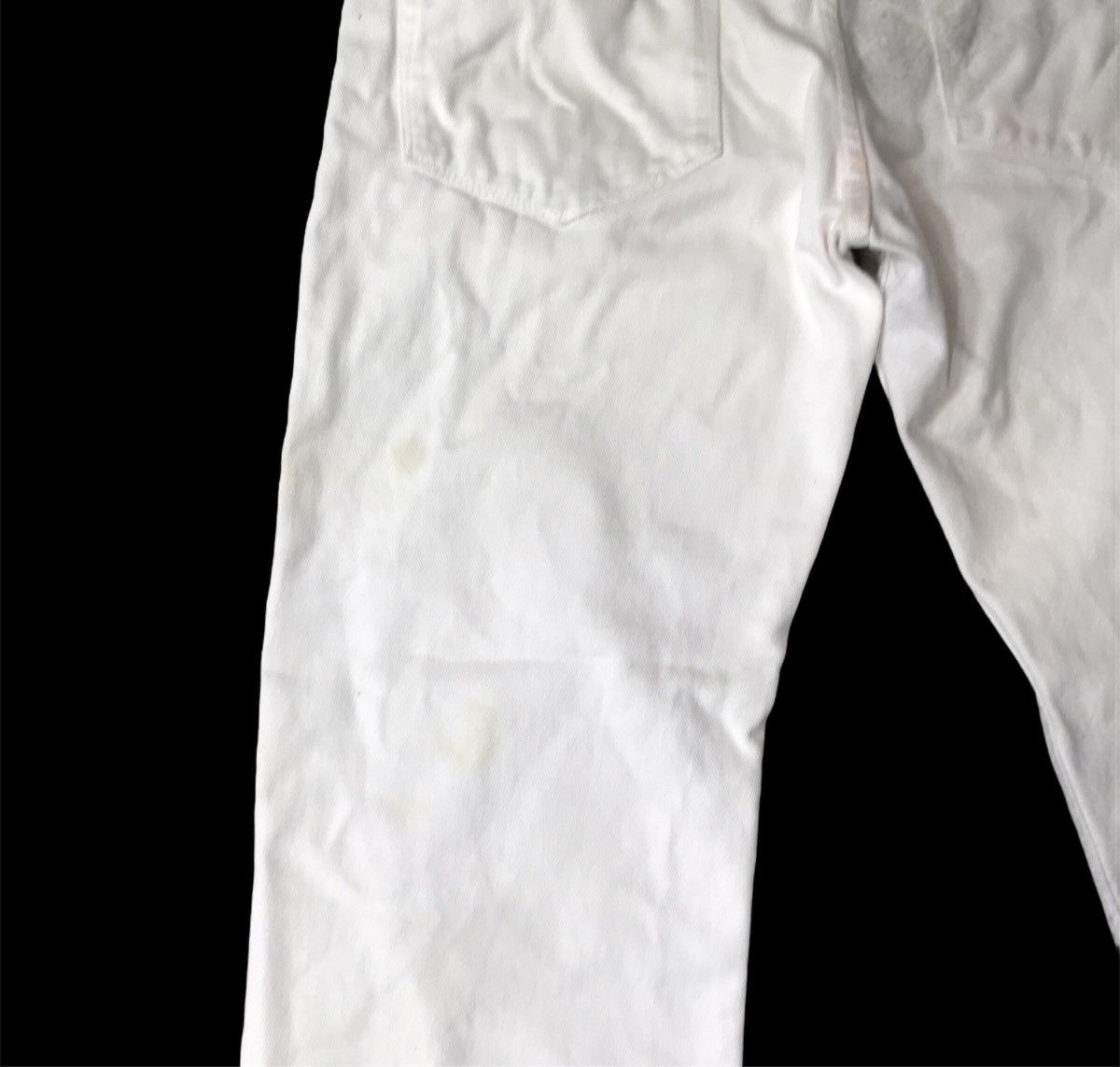 Raf by Raf Simons Vintage Raf By Raf Simons Casual Dirty White Pant Size US 33 - 5 Thumbnail