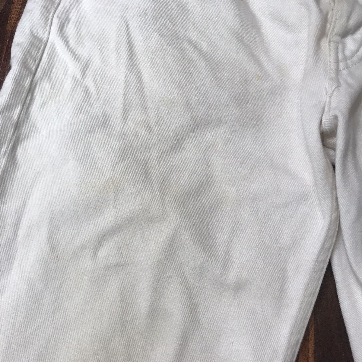 Raf by Raf Simons Vintage Raf By Raf Simons Casual Dirty White Pant Size US 33 - 12 Thumbnail