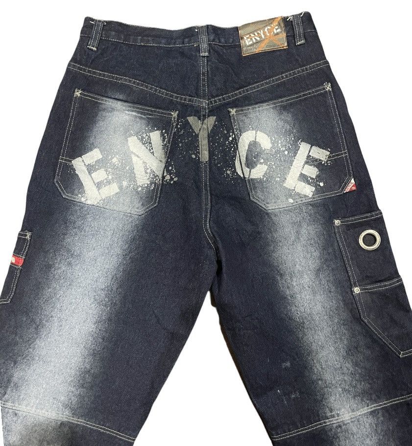 Enyce Vintage 90s Enyce Brand Hip Hop Rap Painter Baggy Jeans Size US 31 - 15 Thumbnail