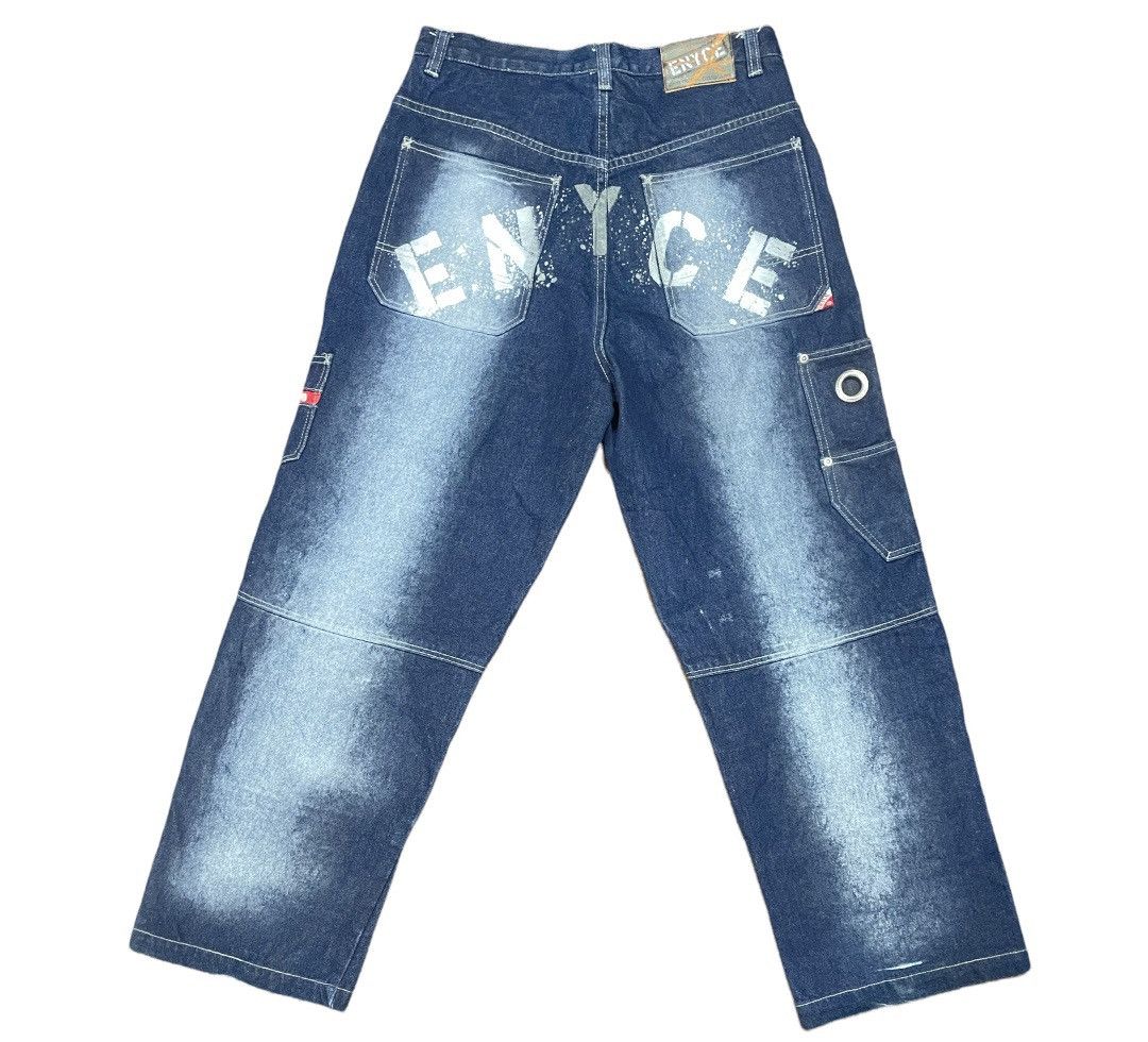 Vintage 90s Enyce Brand Hip Hop Rap Painter Baggy Jeans