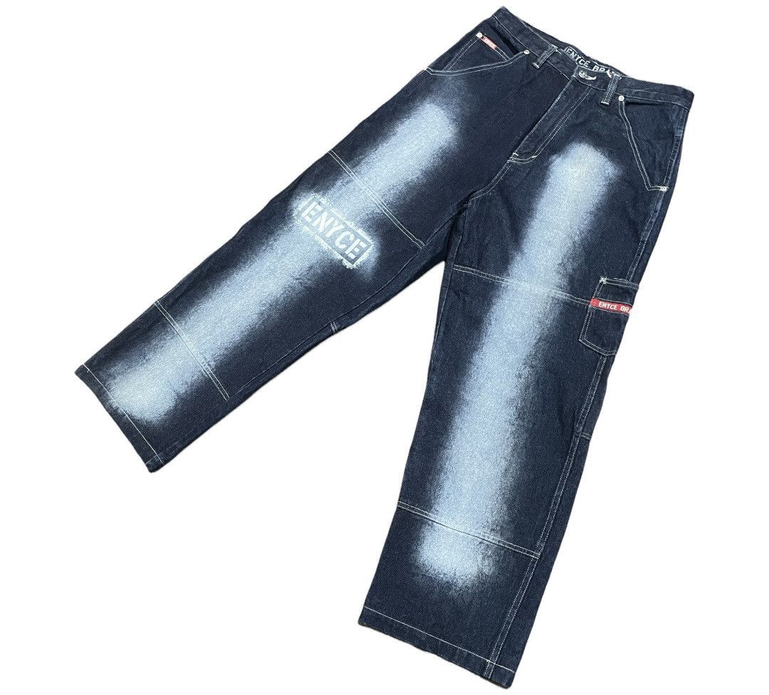 Enyce Vintage 90s Enyce Brand Hip Hop Rap Painter Baggy Jeans Size US 31 - 6 Thumbnail