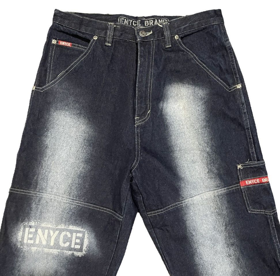 Enyce Vintage 90s Enyce Brand Hip Hop Rap Painter Baggy Jeans Size US 31 - 9 Thumbnail