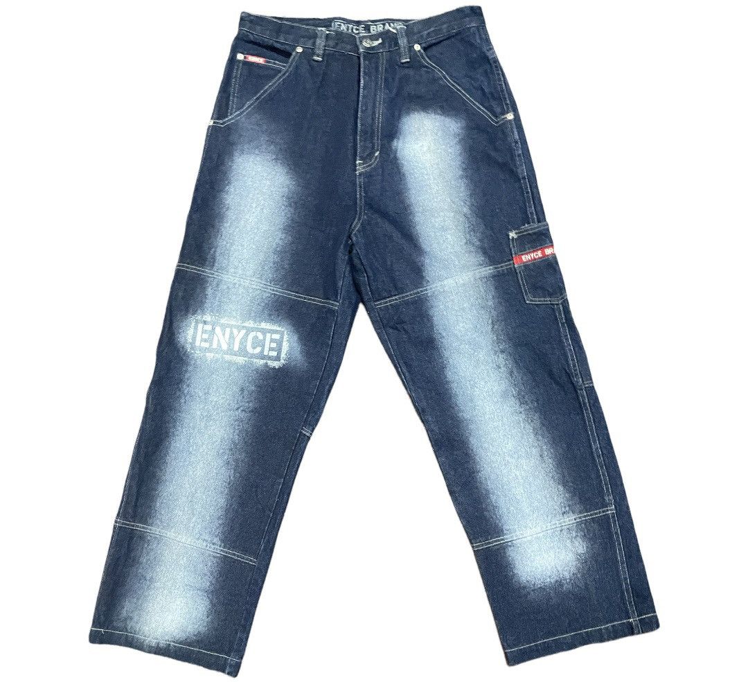 Enyce Vintage 90s Enyce Brand Hip Hop Rap Painter Baggy Jeans Size US 31 - 4 Thumbnail