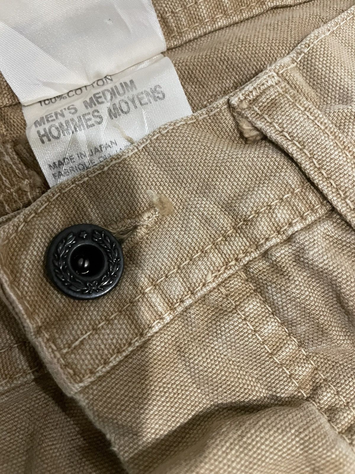 If Six Was Nine × Japanese Brand × MasterPiece Vintage Masterpiece Hommes Moyens Distressed Chore Pants Size US 34 / EU 50 - 11 Thumbnail