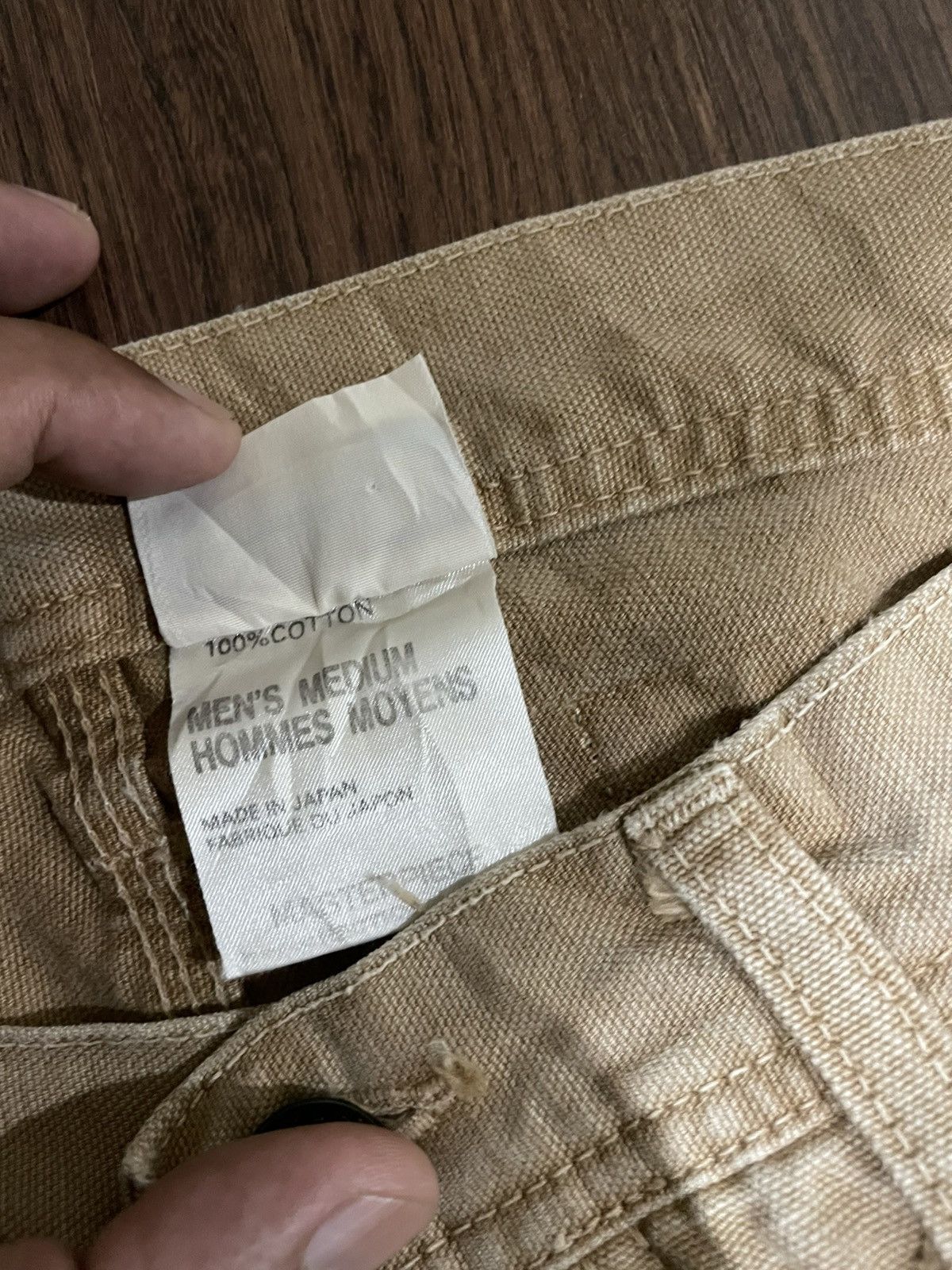 If Six Was Nine × Japanese Brand × MasterPiece Vintage Masterpiece Hommes Moyens Distressed Chore Pants Size US 34 / EU 50 - 13 Thumbnail
