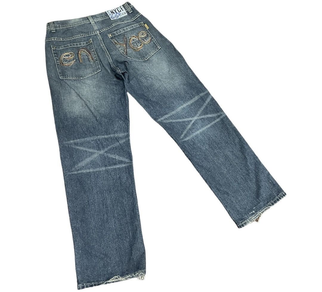 Enyce Vintage Enyce Spellout Embroidery Back Pocket Hip Hop Jeans Size US 32 / EU 48 - 4 Thumbnail