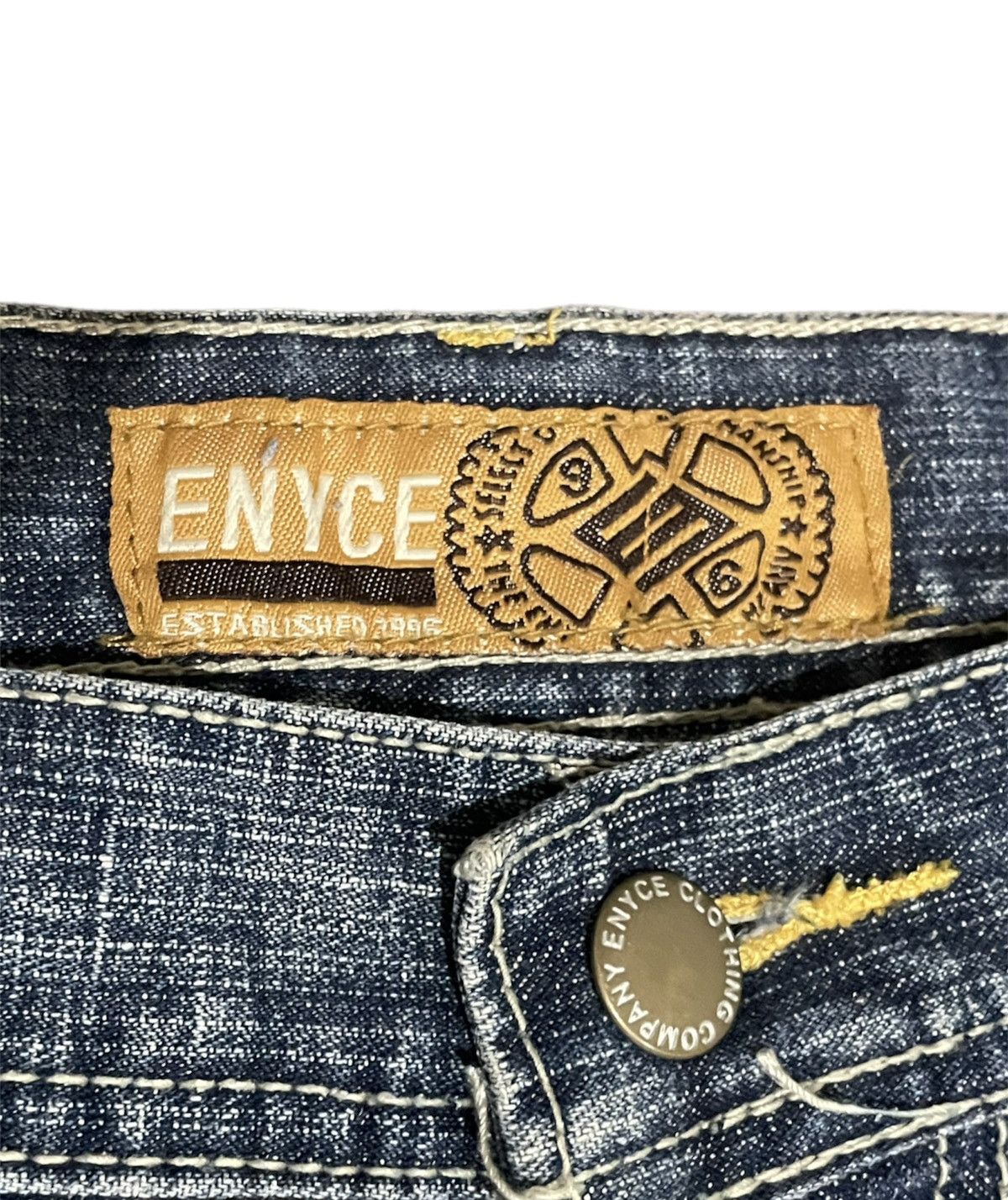 Enyce Vintage Enyce Spellout Embroidery Back Pocket Hip Hop Jeans Size US 32 / EU 48 - 12 Thumbnail